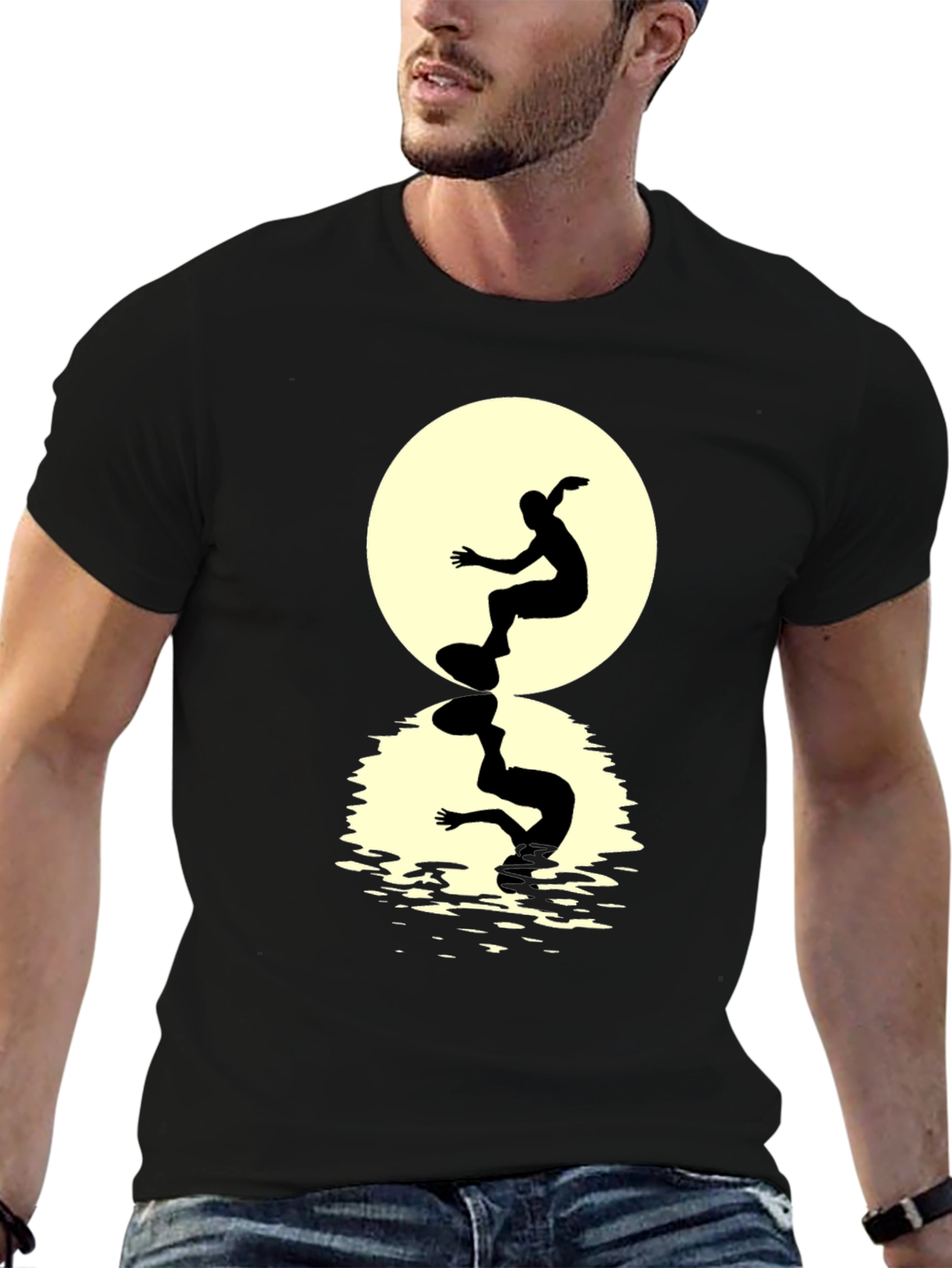 Zen Balance T-Shirt - Black Graphic Tee