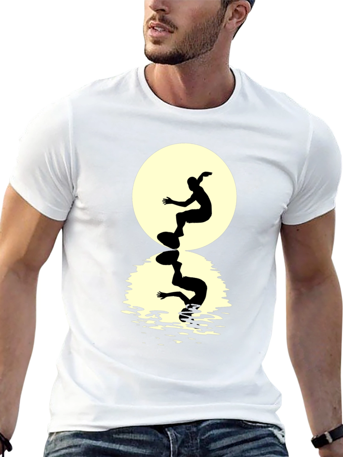 Zen Balance T-Shirt - Black Graphic Tee