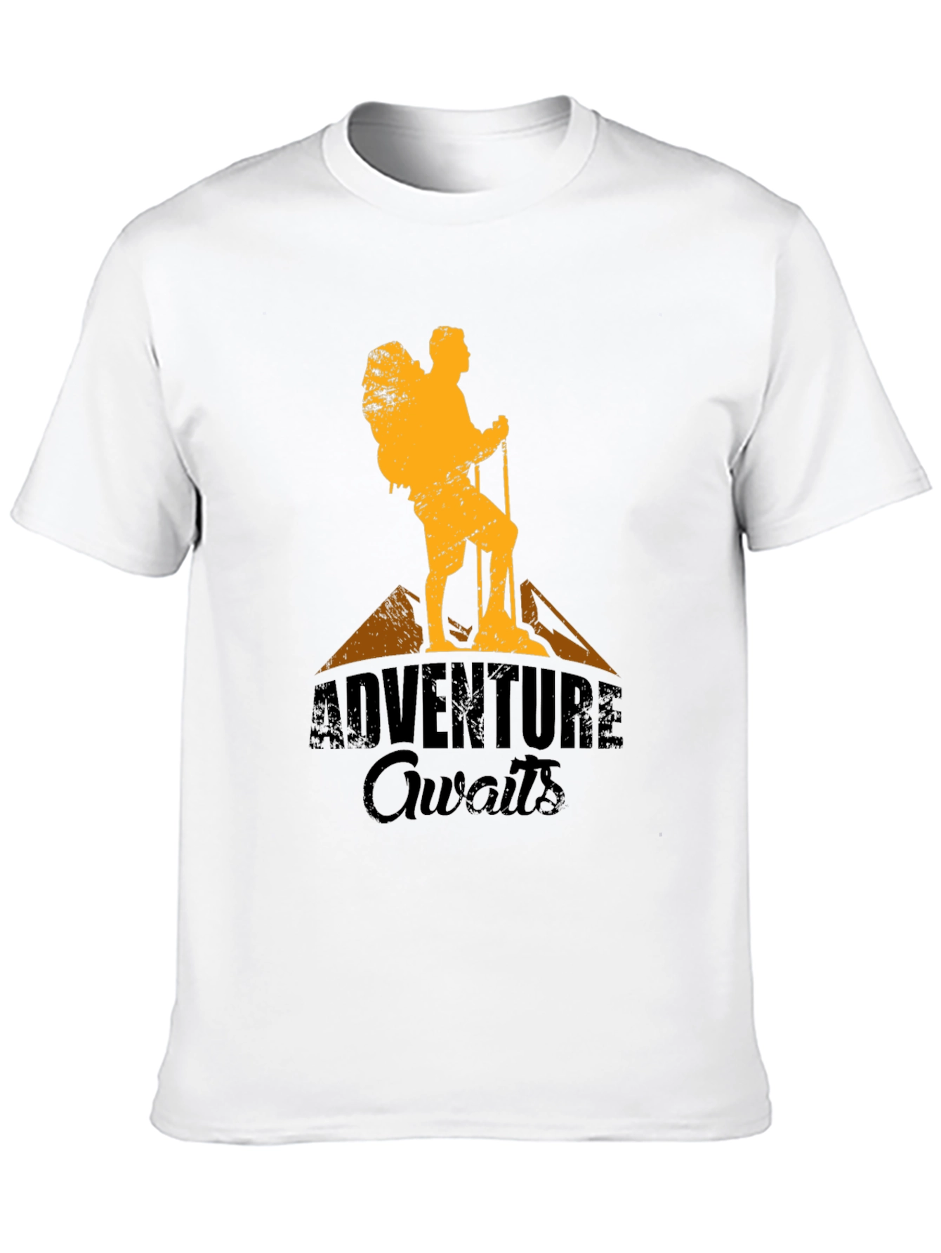 Adventure Awaits Graphic T-Shirt Hiking Design