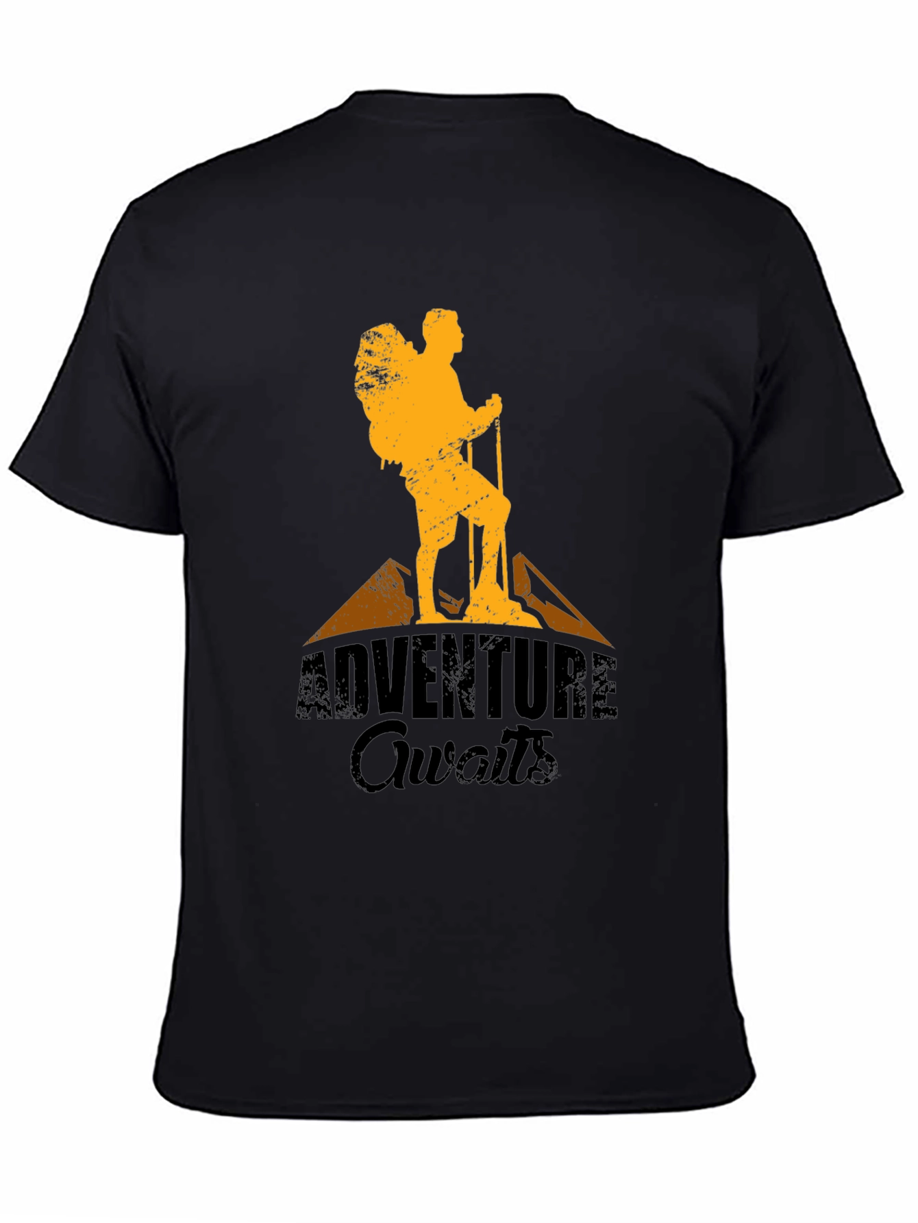 Adventure Awaits Graphic T-Shirt Hiking Design