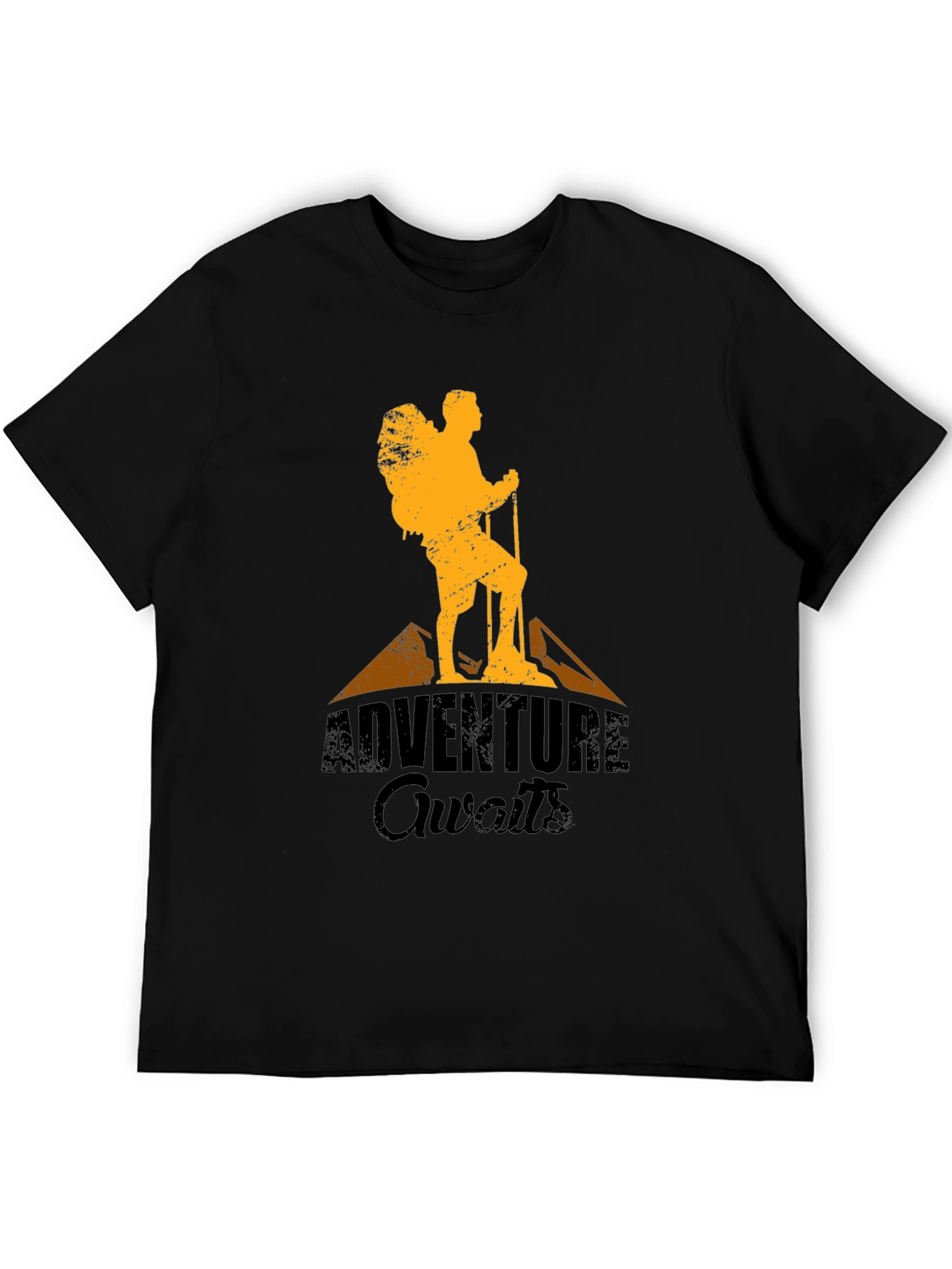 Adventure Awaits Graphic T-Shirt Hiking Design