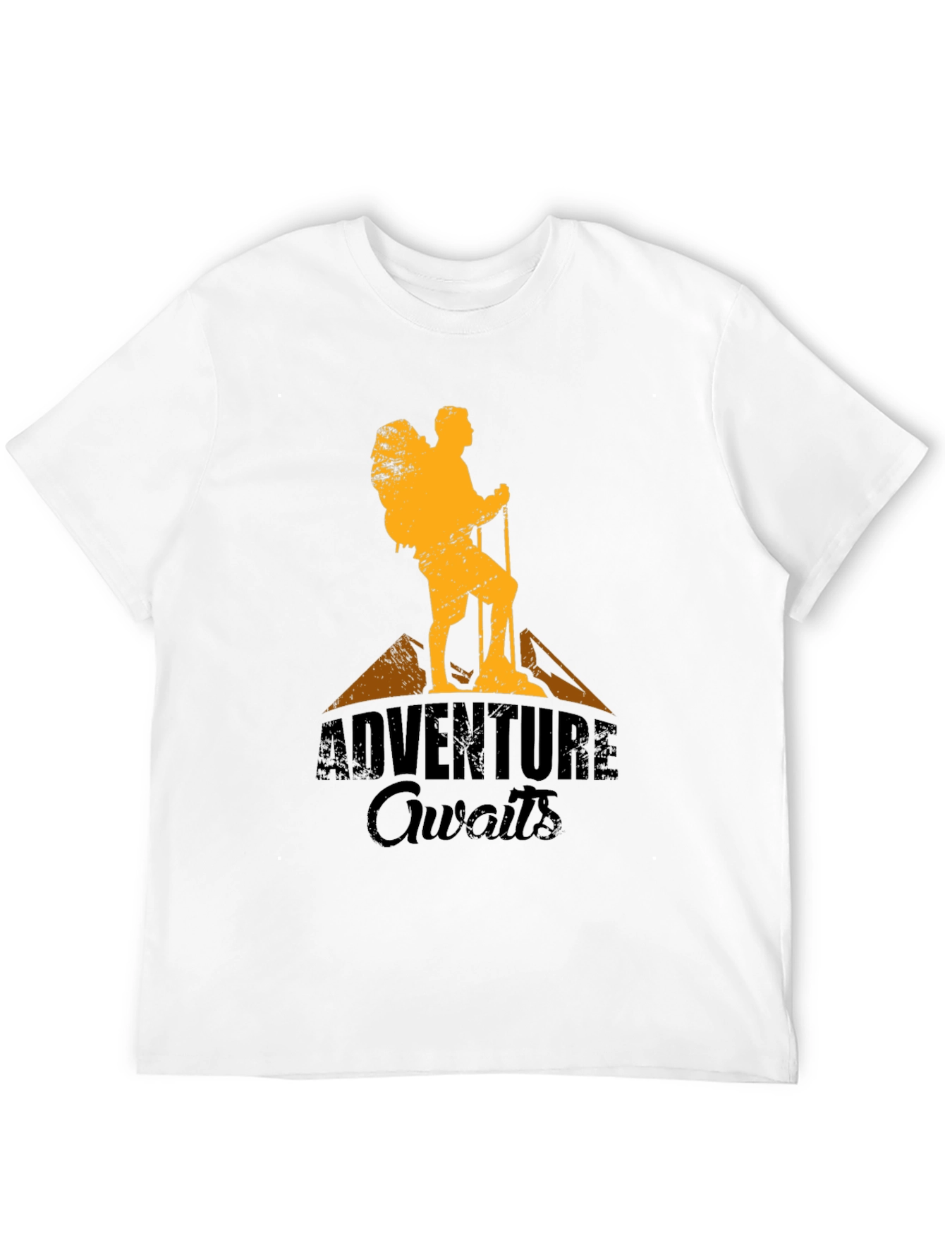 Adventure Awaits Graphic T-Shirt Hiking Design