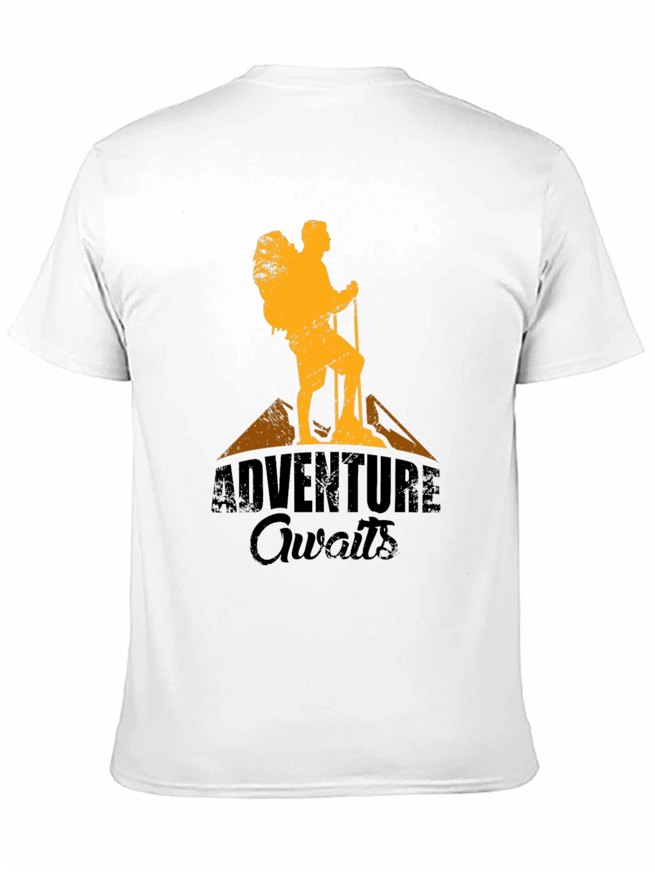 Adventure Awaits Graphic T-Shirt Hiking Design