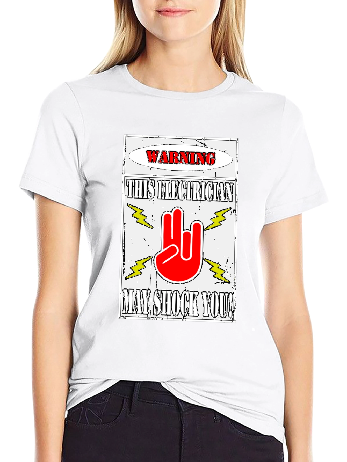 Warning Electrician T-Shirt May Shock You