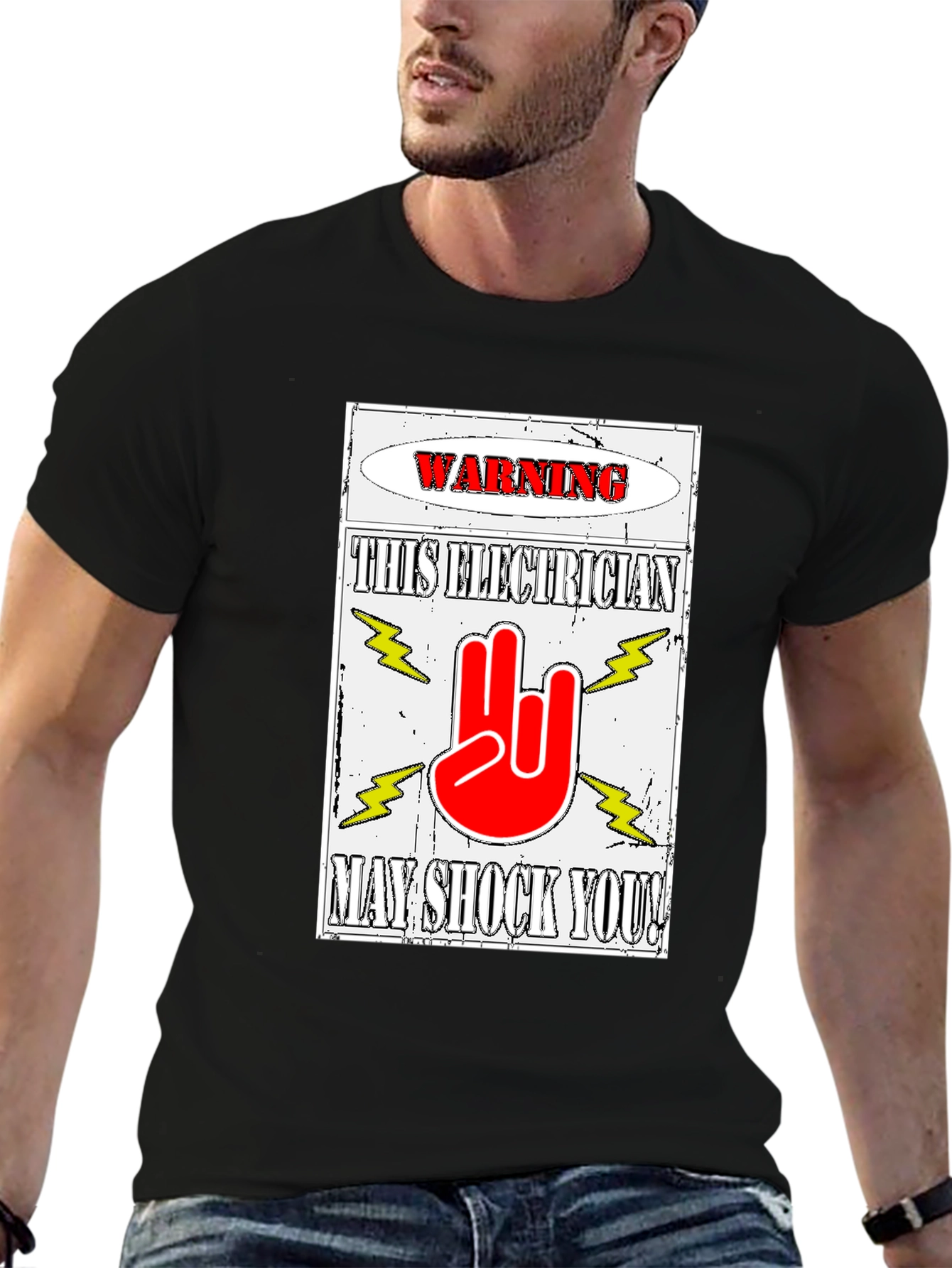 Warning Electrician T-Shirt May Shock You
