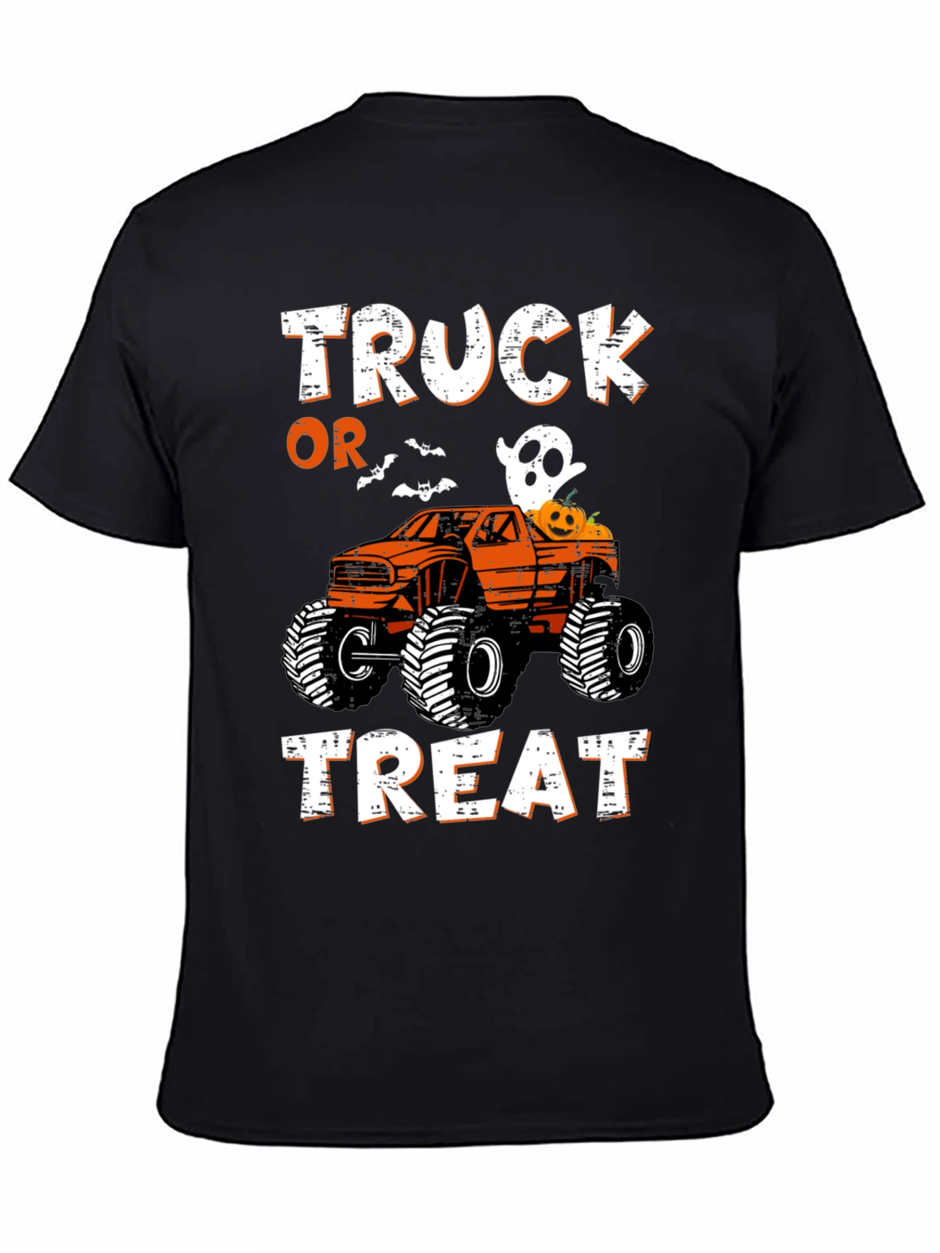 Truck Or Treat Halloween Monster Truck T-Shirt