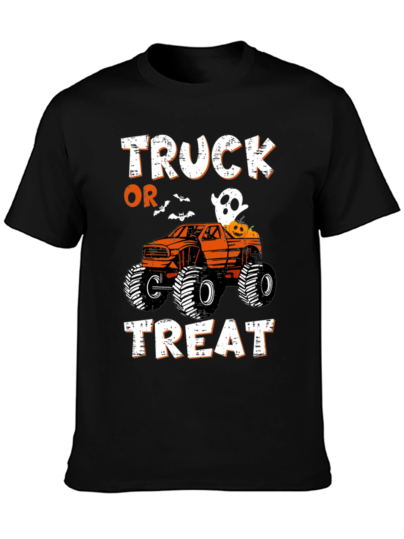Truck Or Treat Halloween Monster Truck T-Shirt
