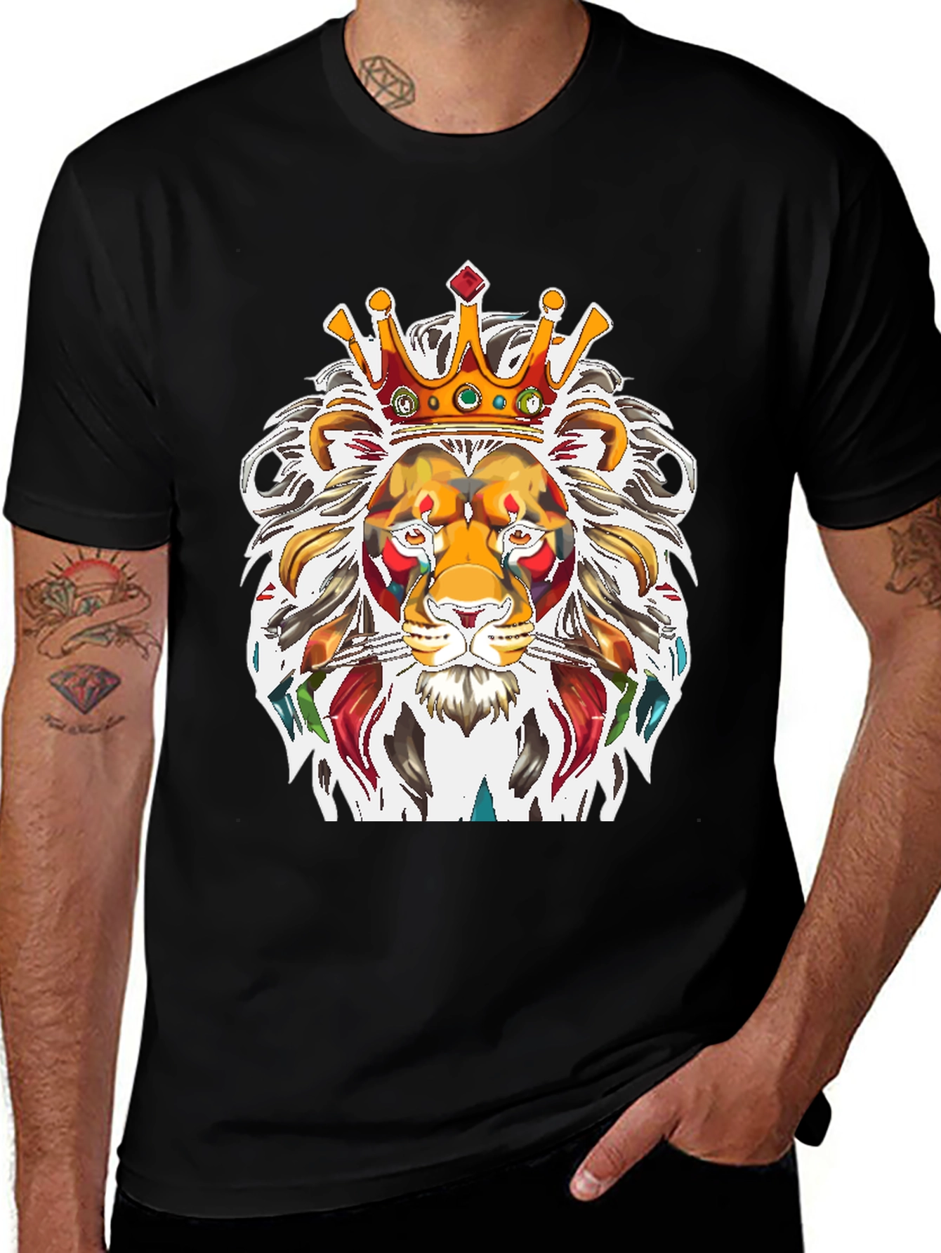 Lion King Graphic Tee - Black Unisex T-Shirt