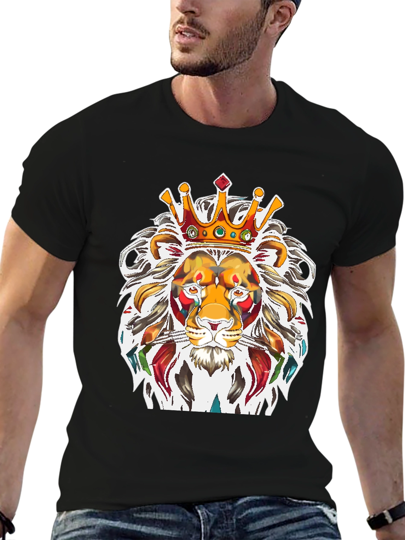 Lion King Graphic Tee - Black Unisex T-Shirt