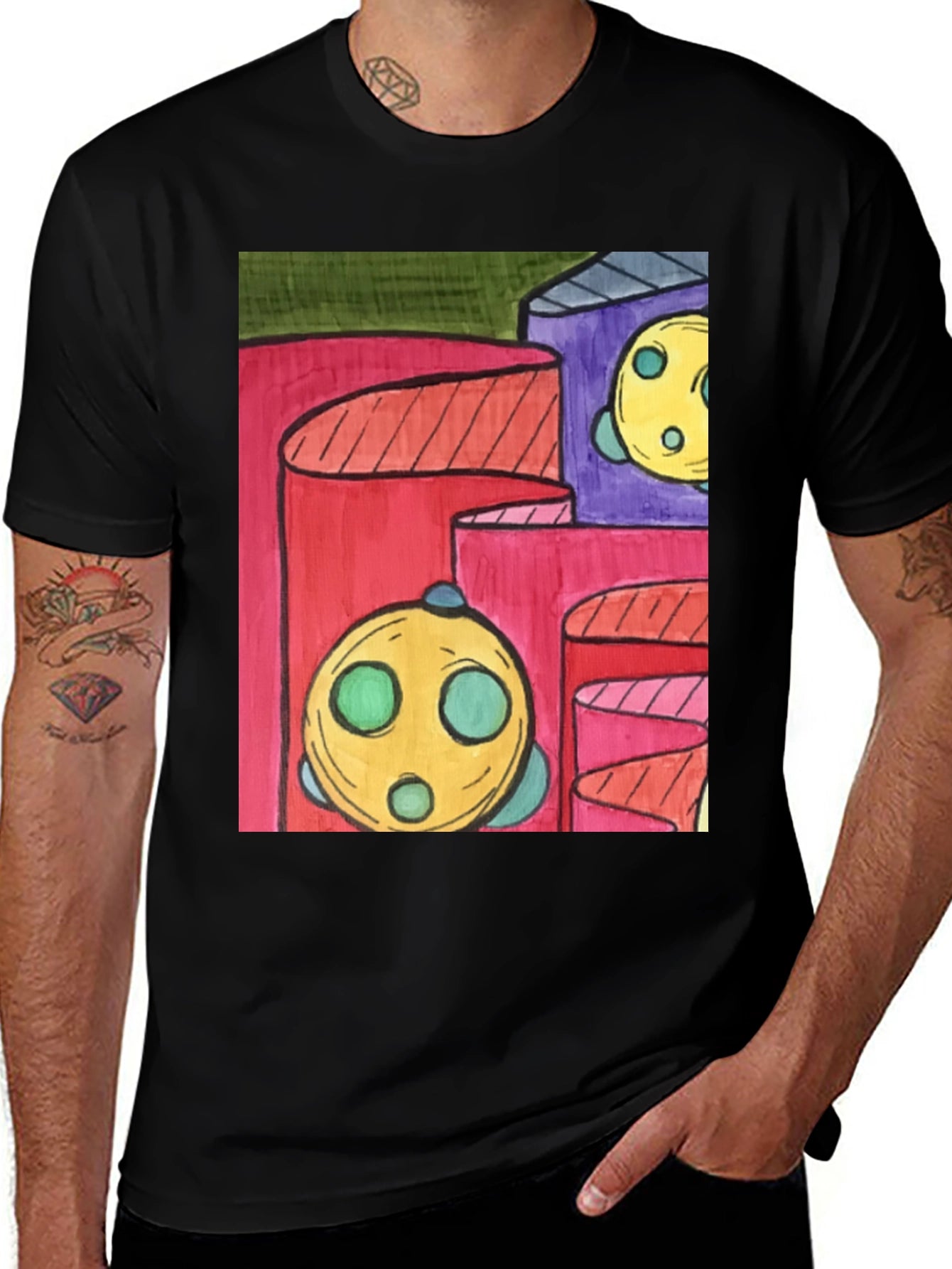 Abstract Cylinder T-Shirt