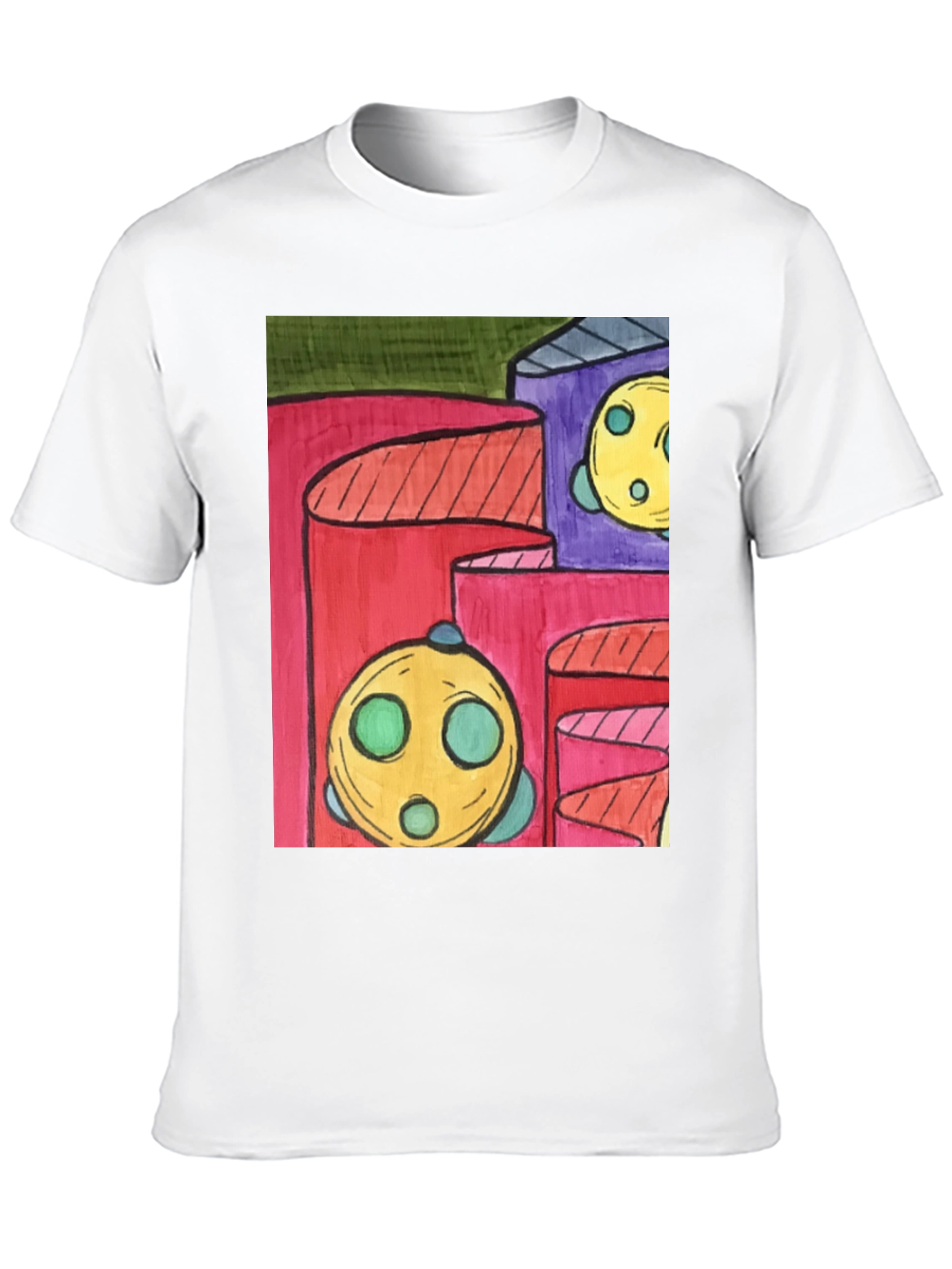 Abstract Cylinder T-Shirt