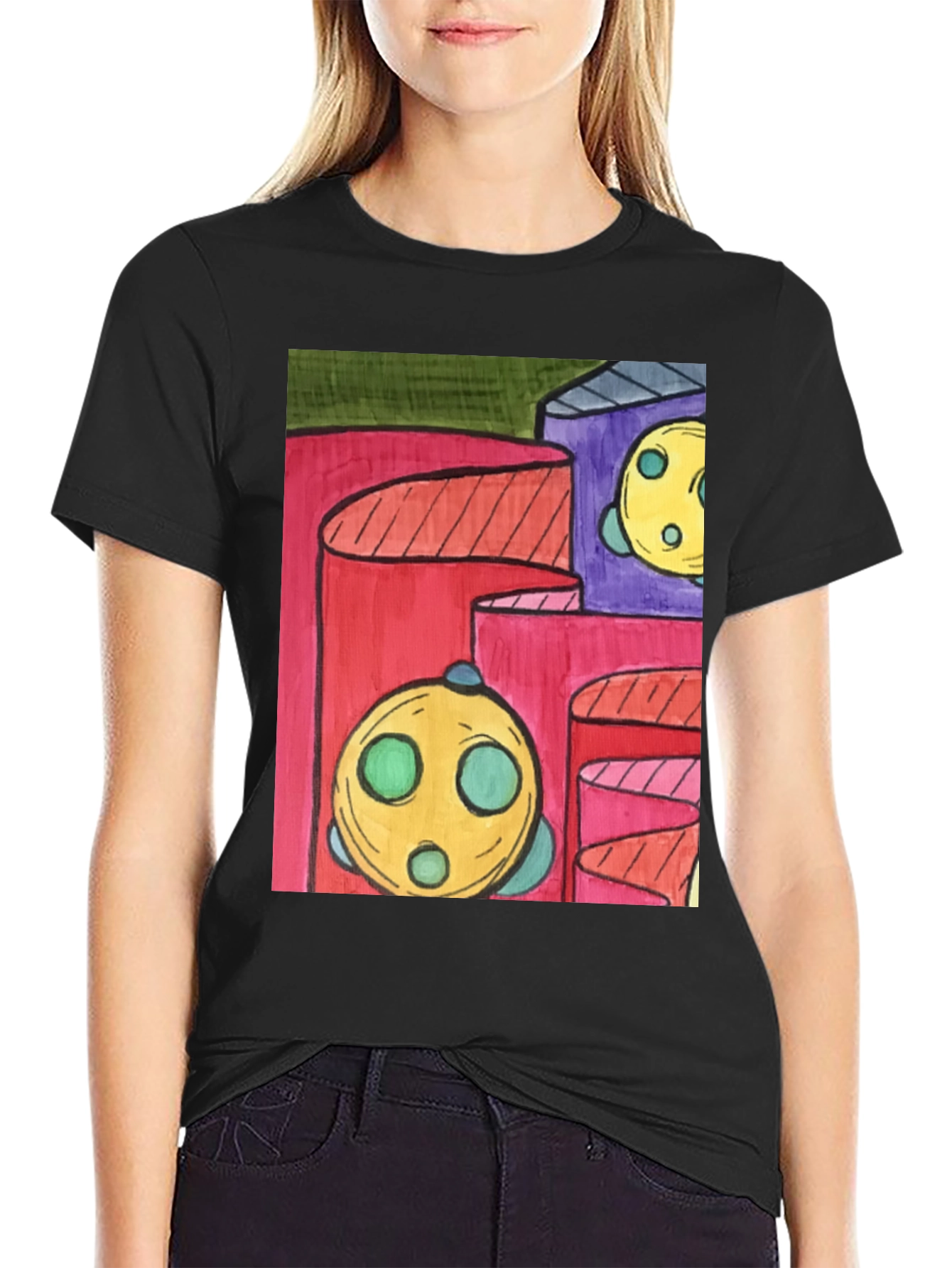 Abstract Cylinder T-Shirt