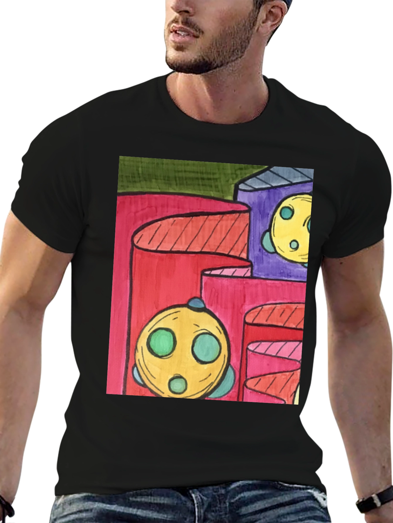 Abstract Cylinder T-Shirt