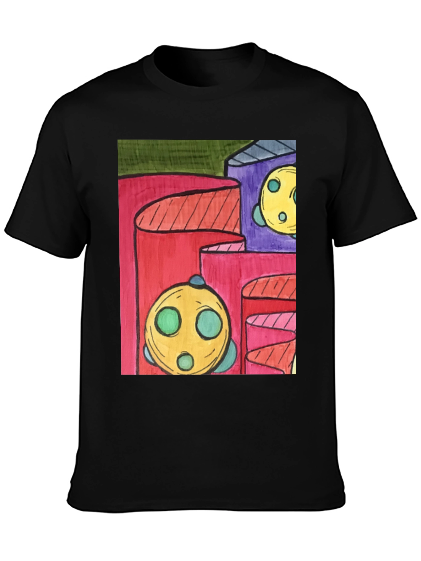Abstract Cylinder T-Shirt