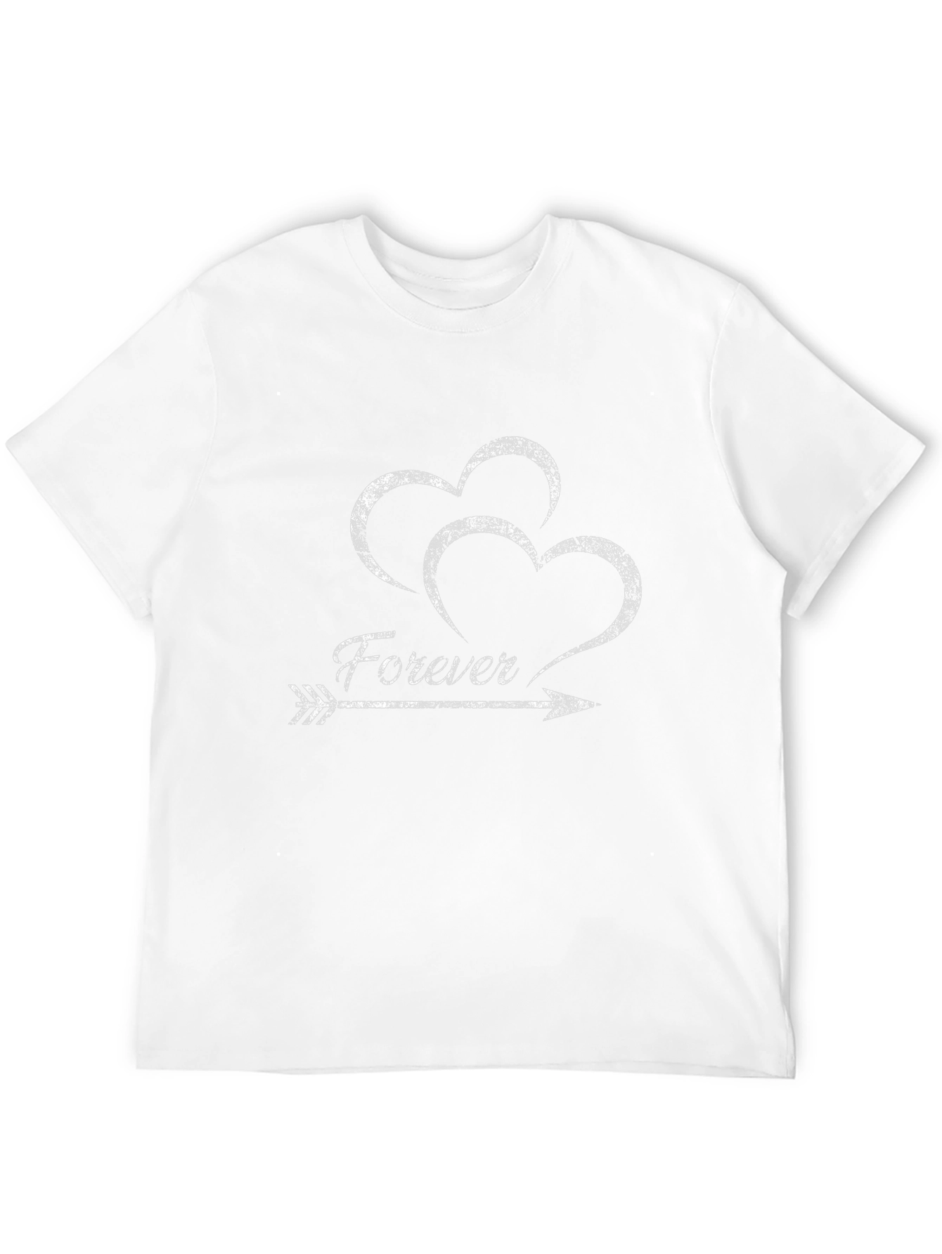 Forever Hearts Arrow Graphic Black T-Shirt