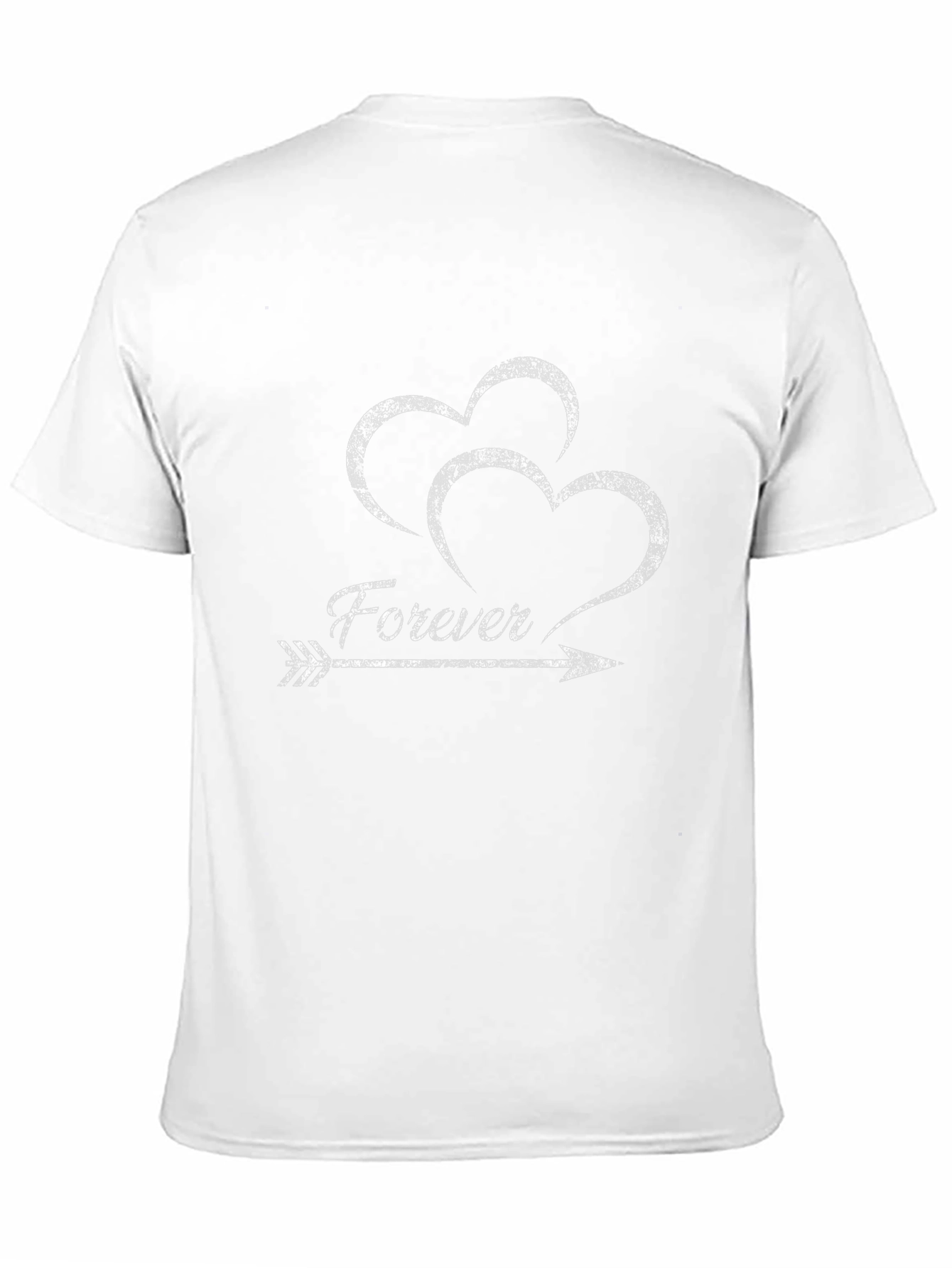 Forever Hearts Arrow Graphic Black T-Shirt