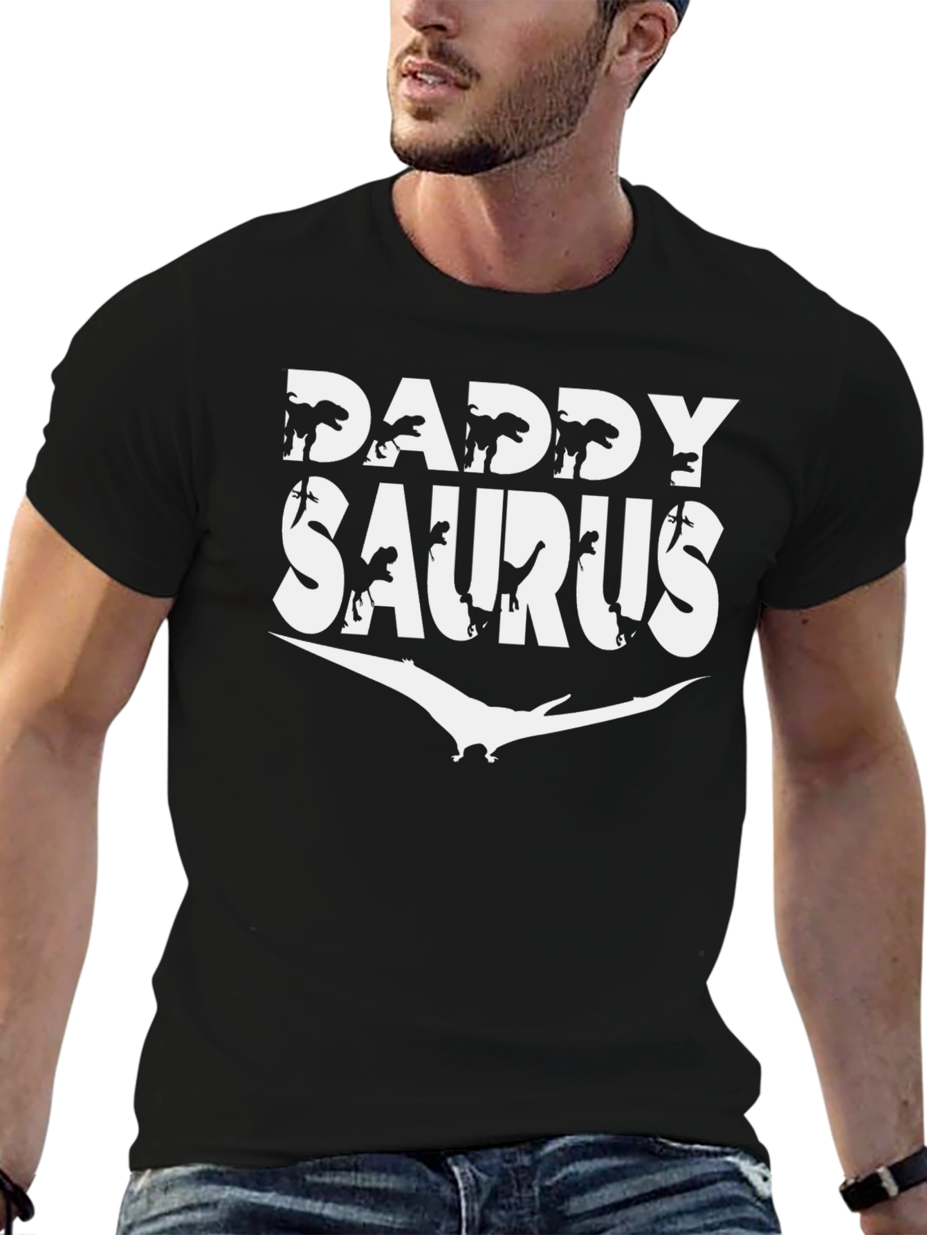 Daddy Saurus T-Shirt - Dinosaur Dad Tee