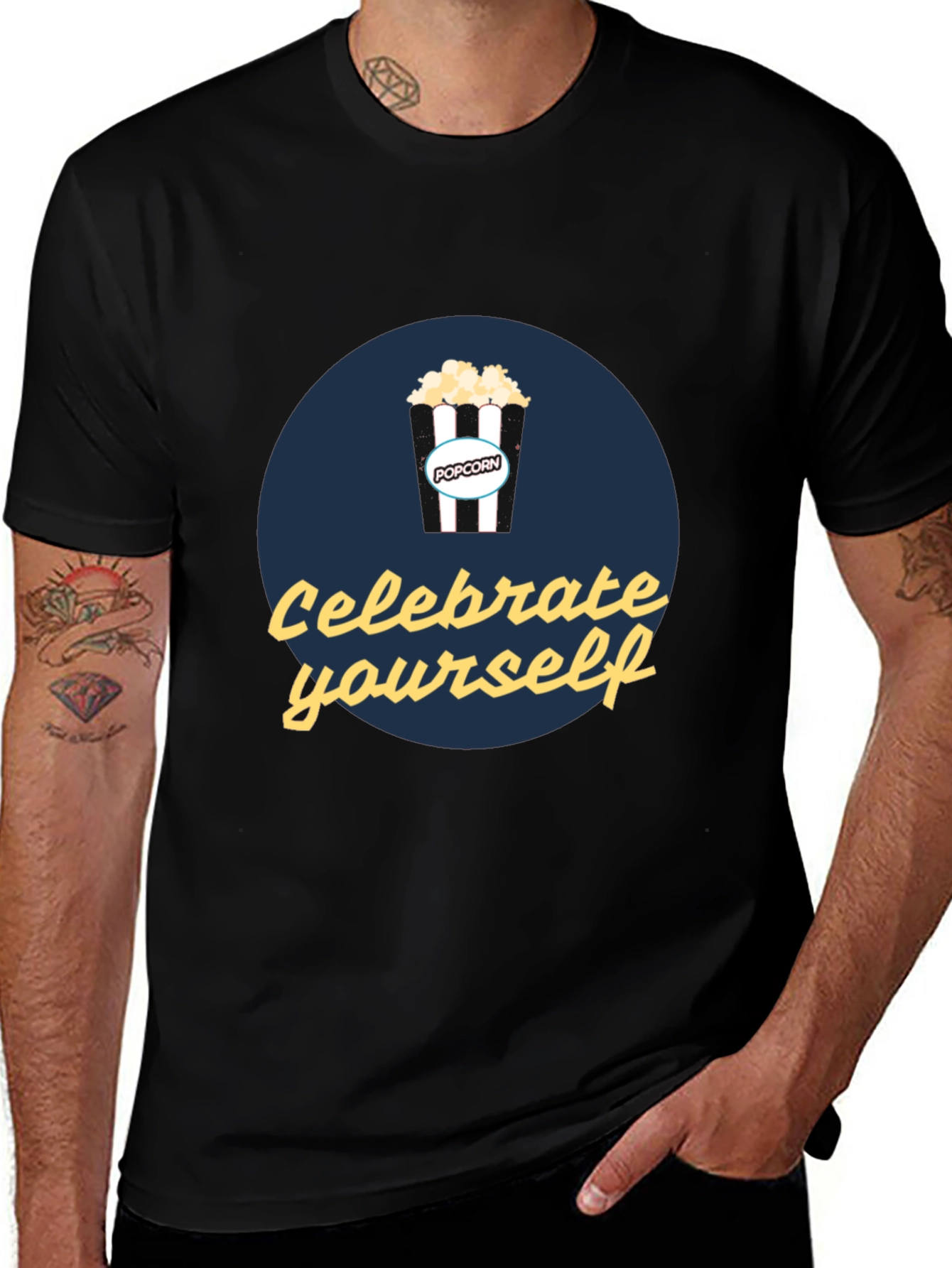 Celebrate Yourself - Popcorn Graphic Tee