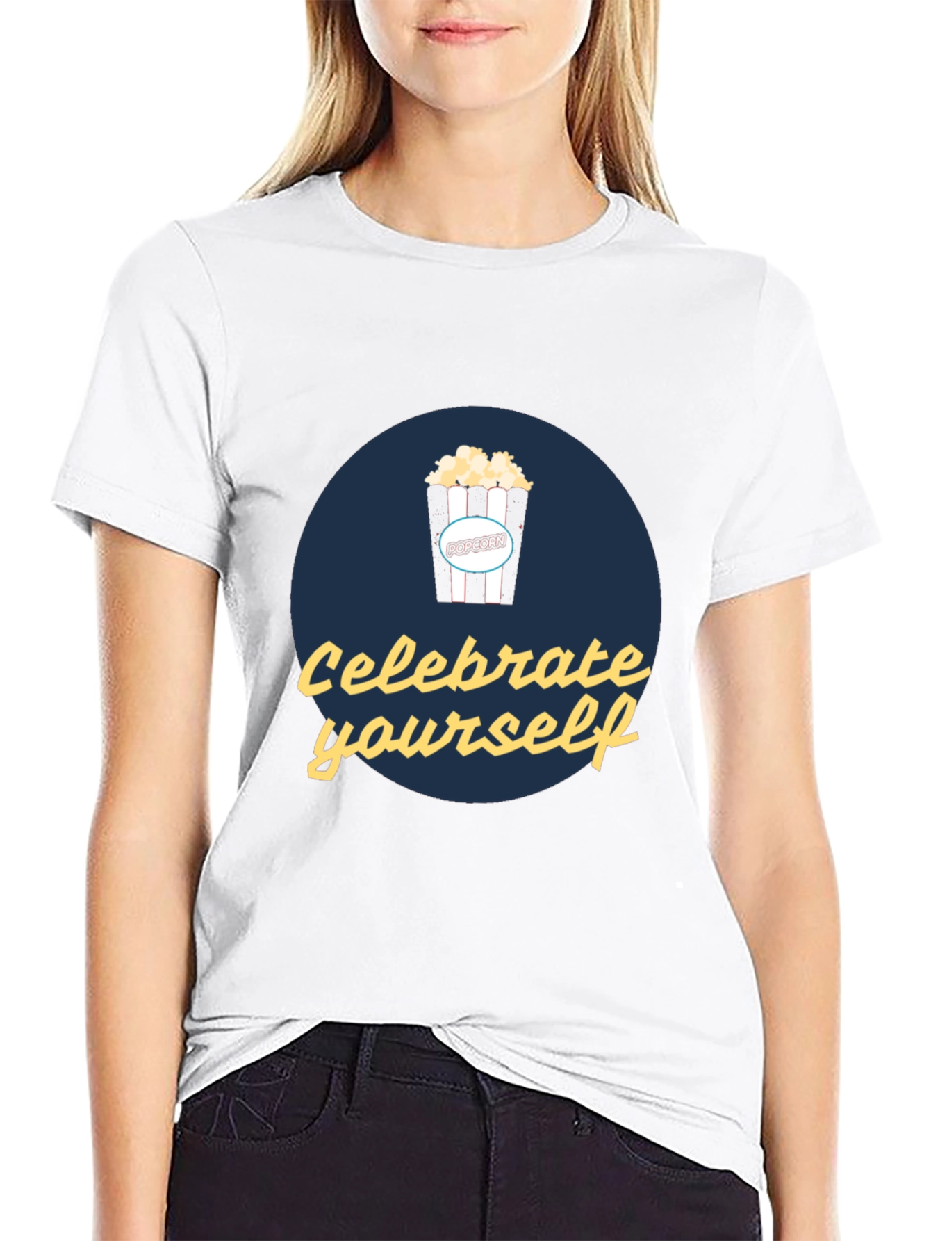 Celebrate Yourself - Popcorn Graphic Tee