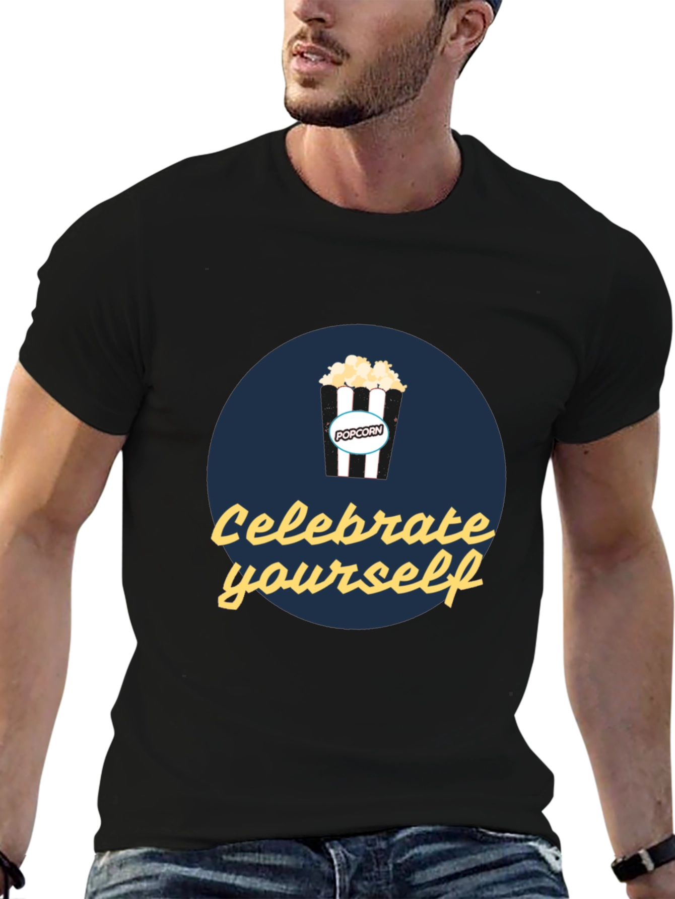 Celebrate Yourself - Popcorn Graphic Tee