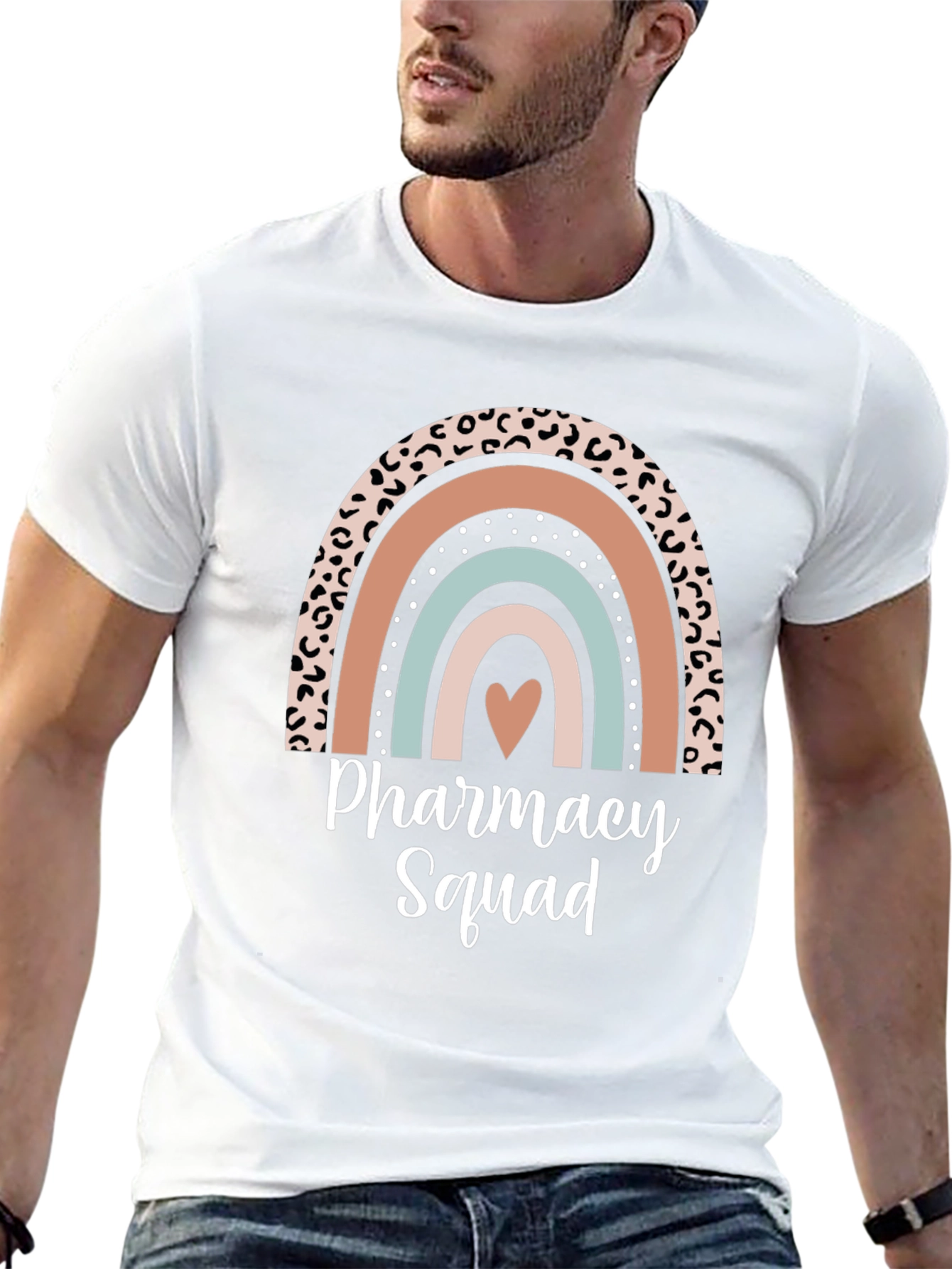 Pharmacy Squad Rainbow Graphic Tee