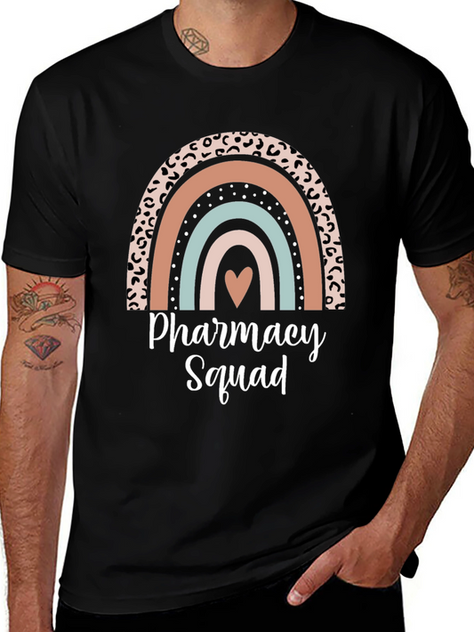 Pharmacy Squad Rainbow Graphic Tee