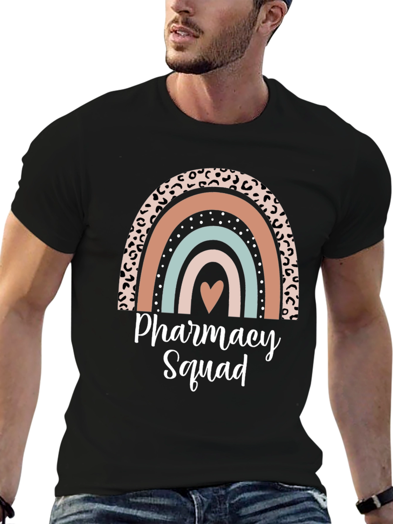 Pharmacy Squad Rainbow Graphic Tee