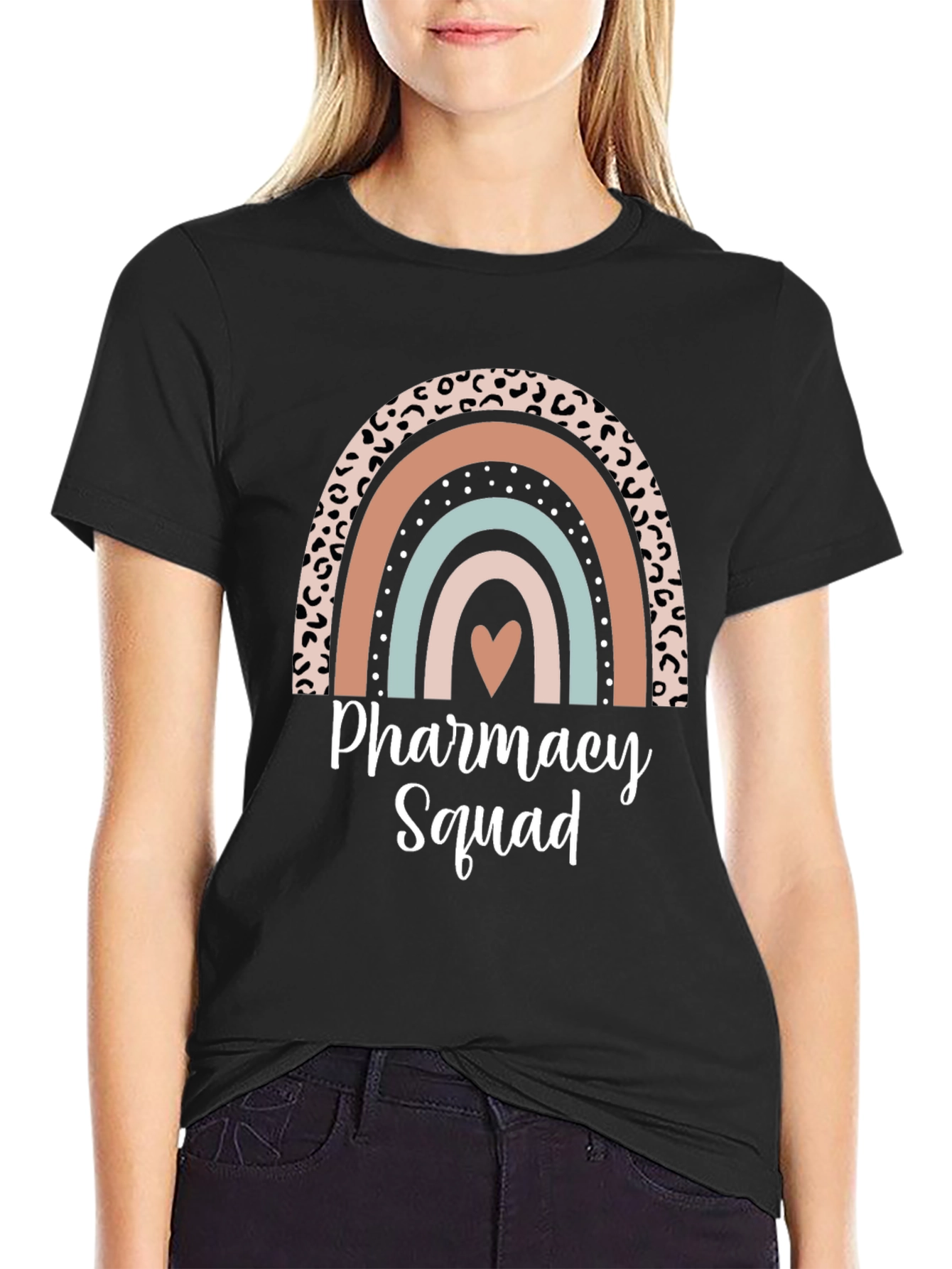 Pharmacy Squad Rainbow Graphic Tee