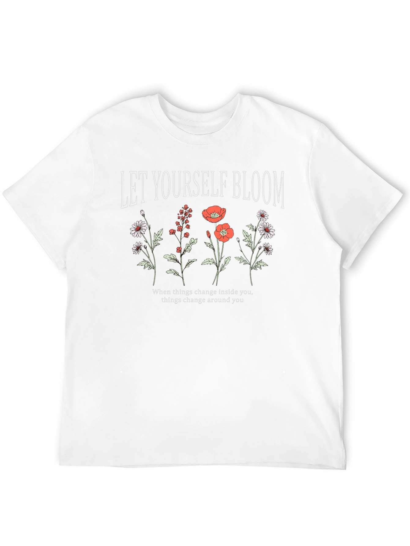 Let Yourself Bloom Graphic Tee