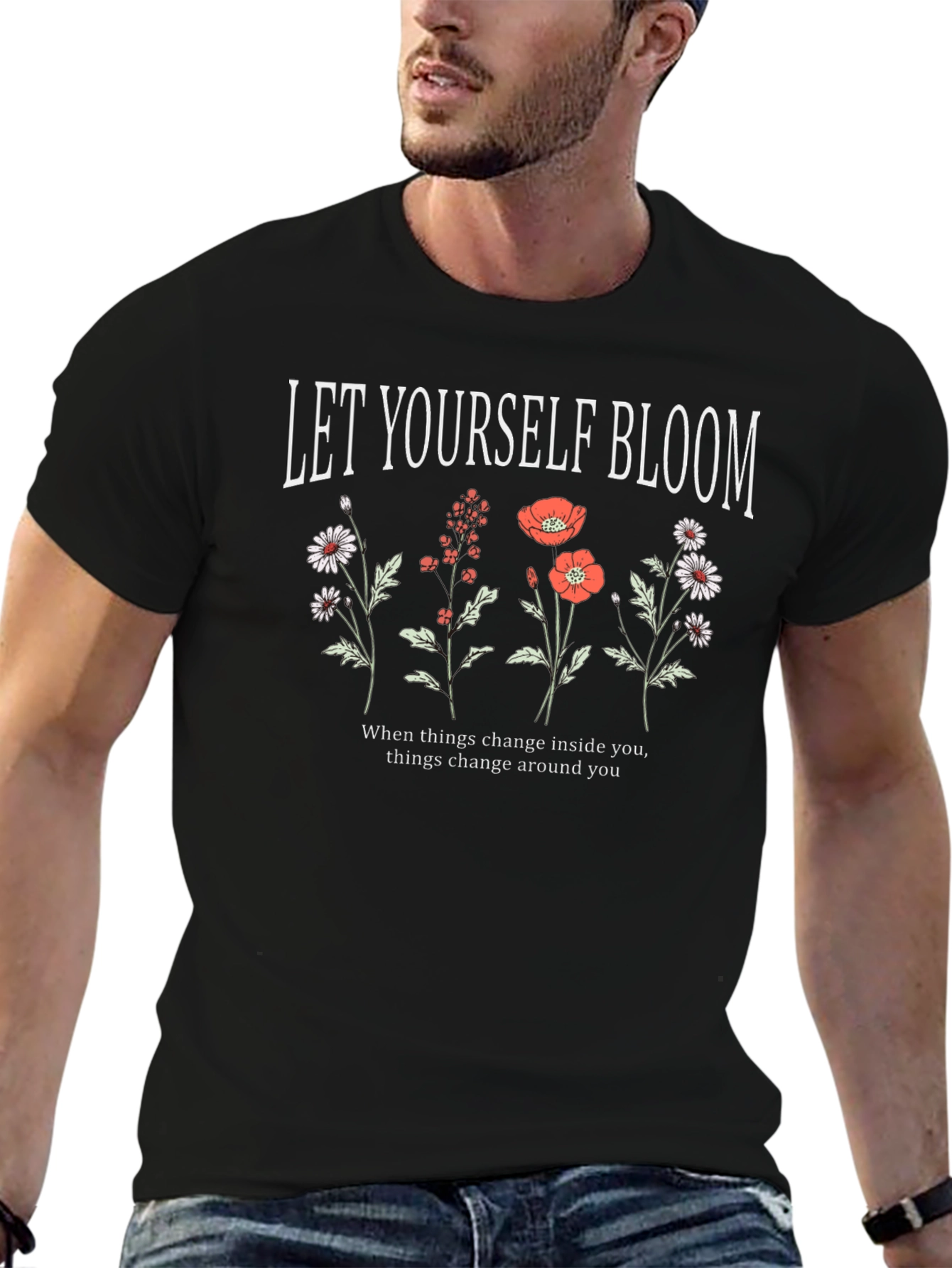 Let Yourself Bloom Graphic Tee