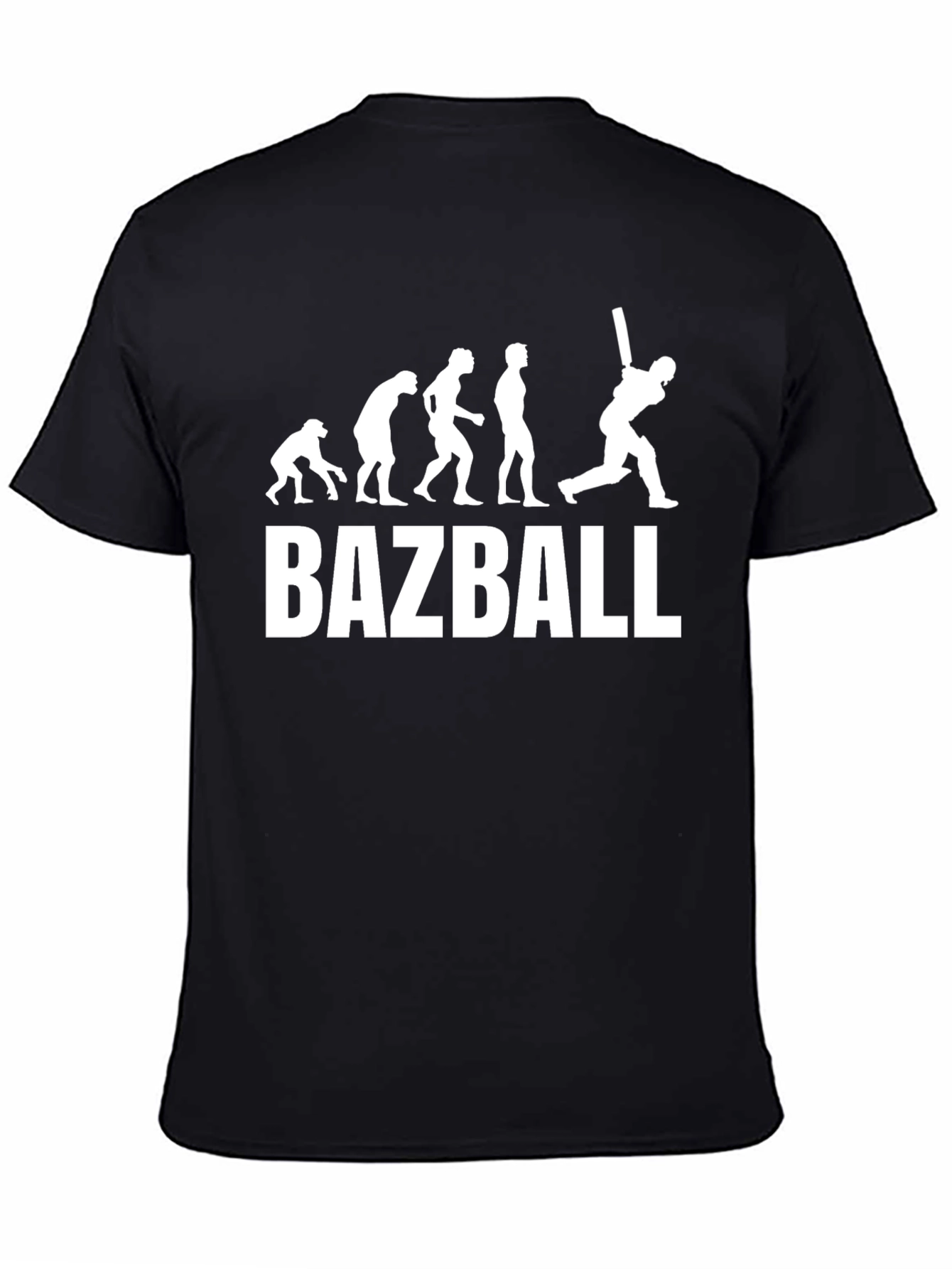 BAZBALL Evolution Graphic T-Shirt - Cricket Fan Tee