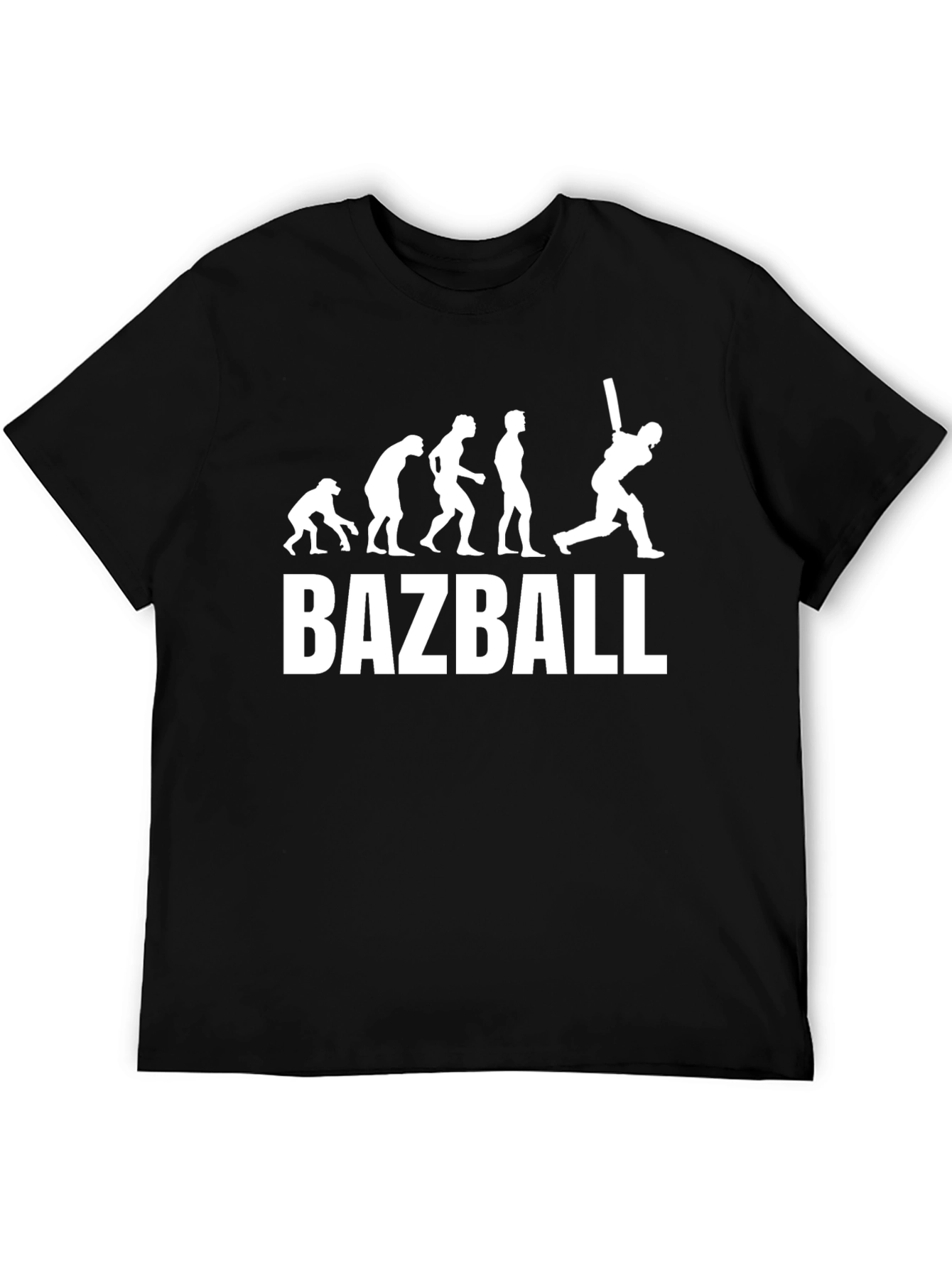 BAZBALL Evolution Graphic T-Shirt - Cricket Fan Tee