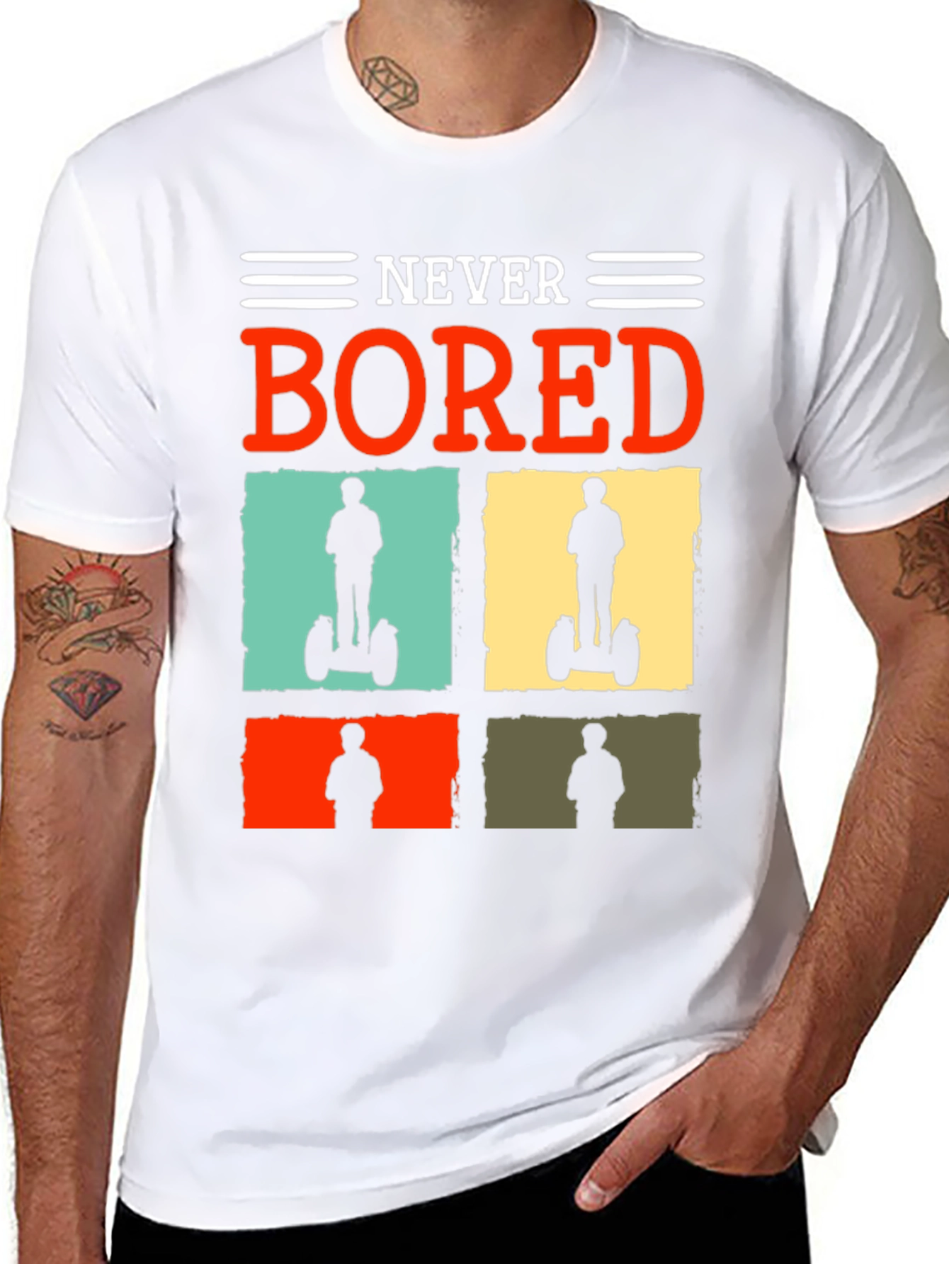 Never Bored Segway T-Shirt