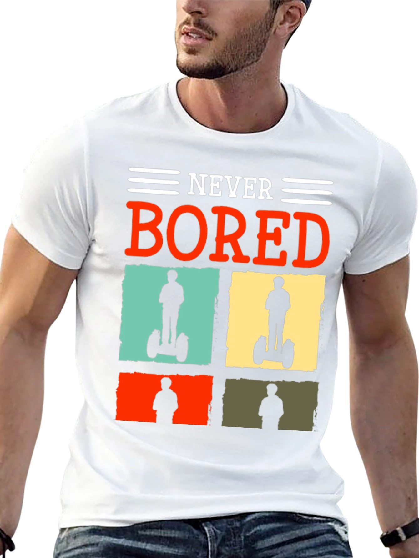 Never Bored Segway T-Shirt