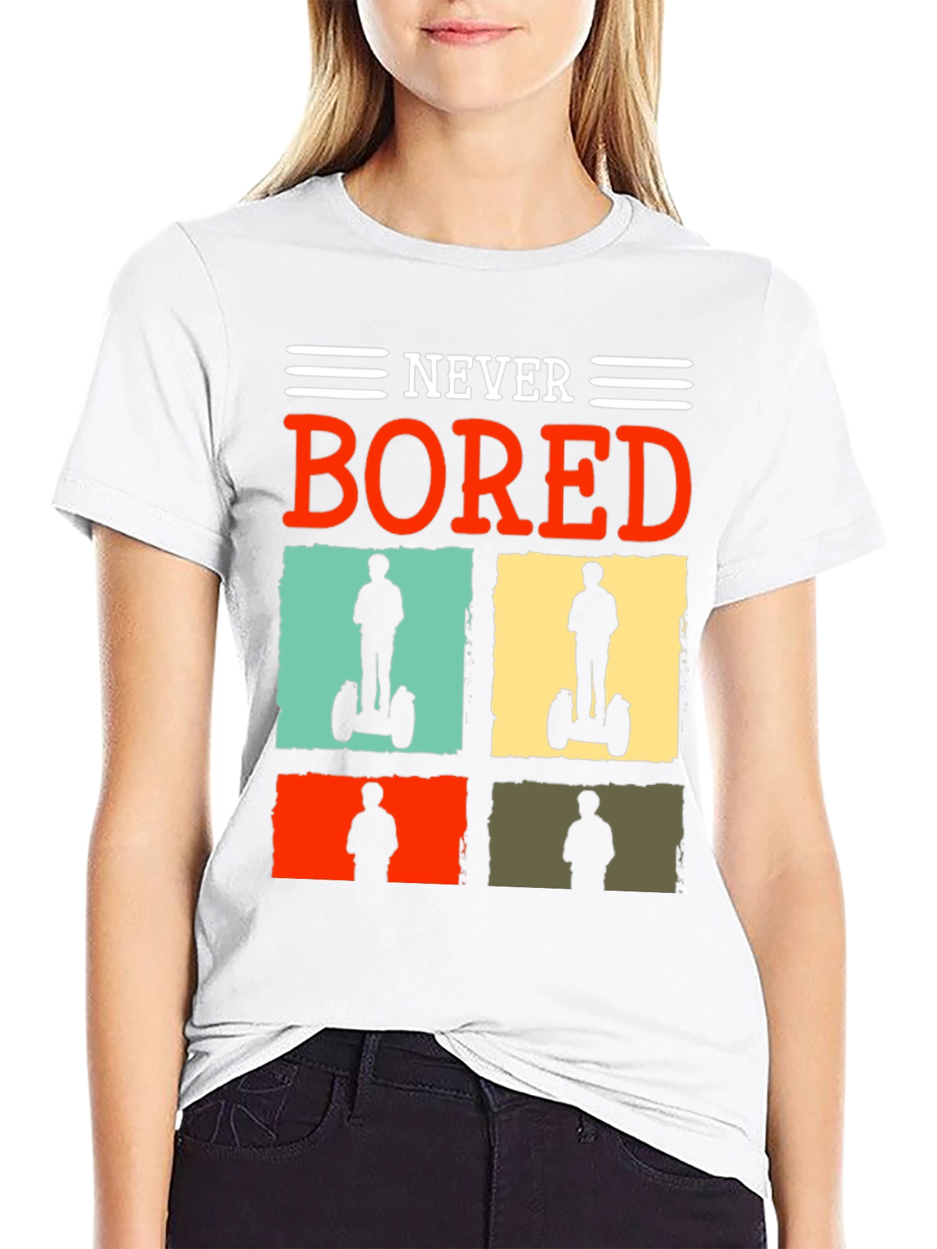 Never Bored Segway T-Shirt