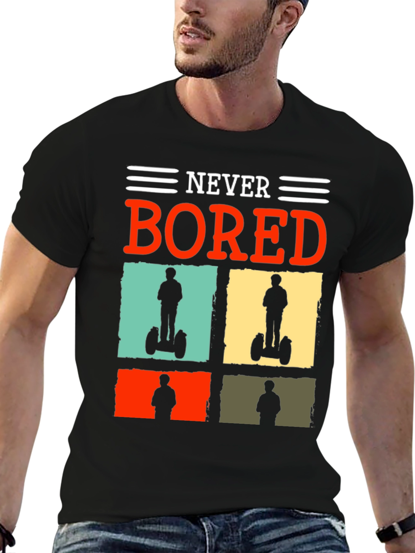 Never Bored Segway T-Shirt