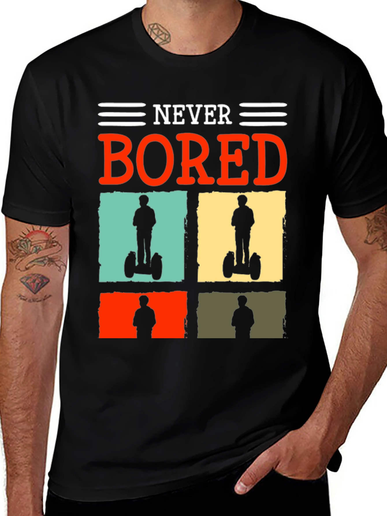 Never Bored Segway T-Shirt