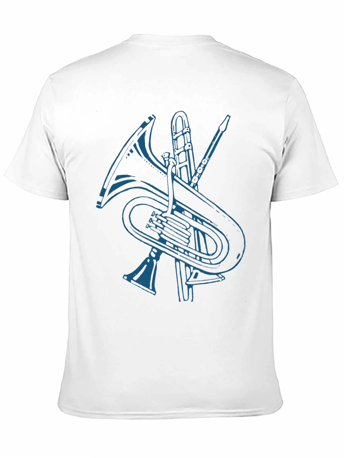 Music Instruments Graphic Tee - Black