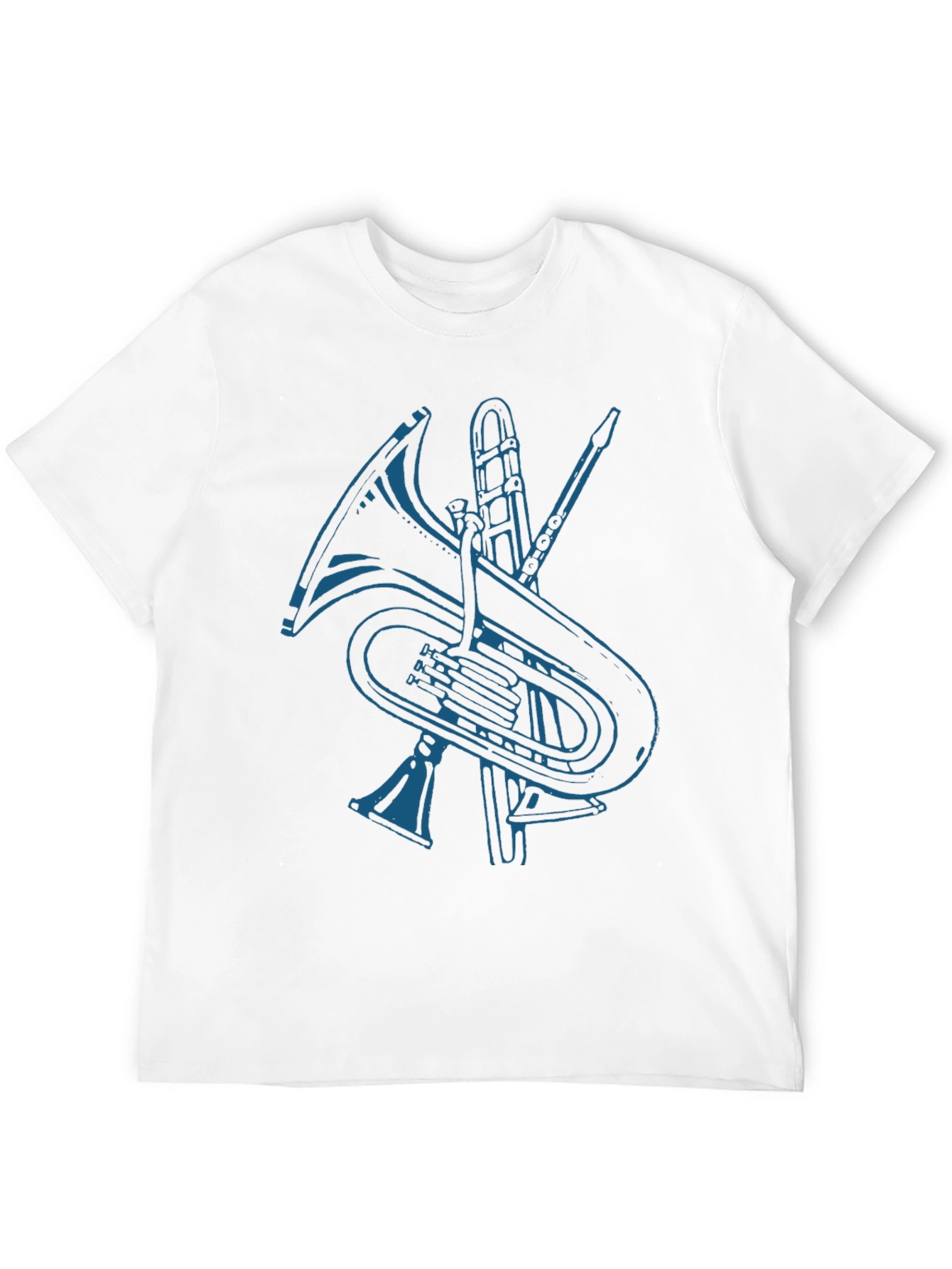 Music Instruments Graphic Tee - Black