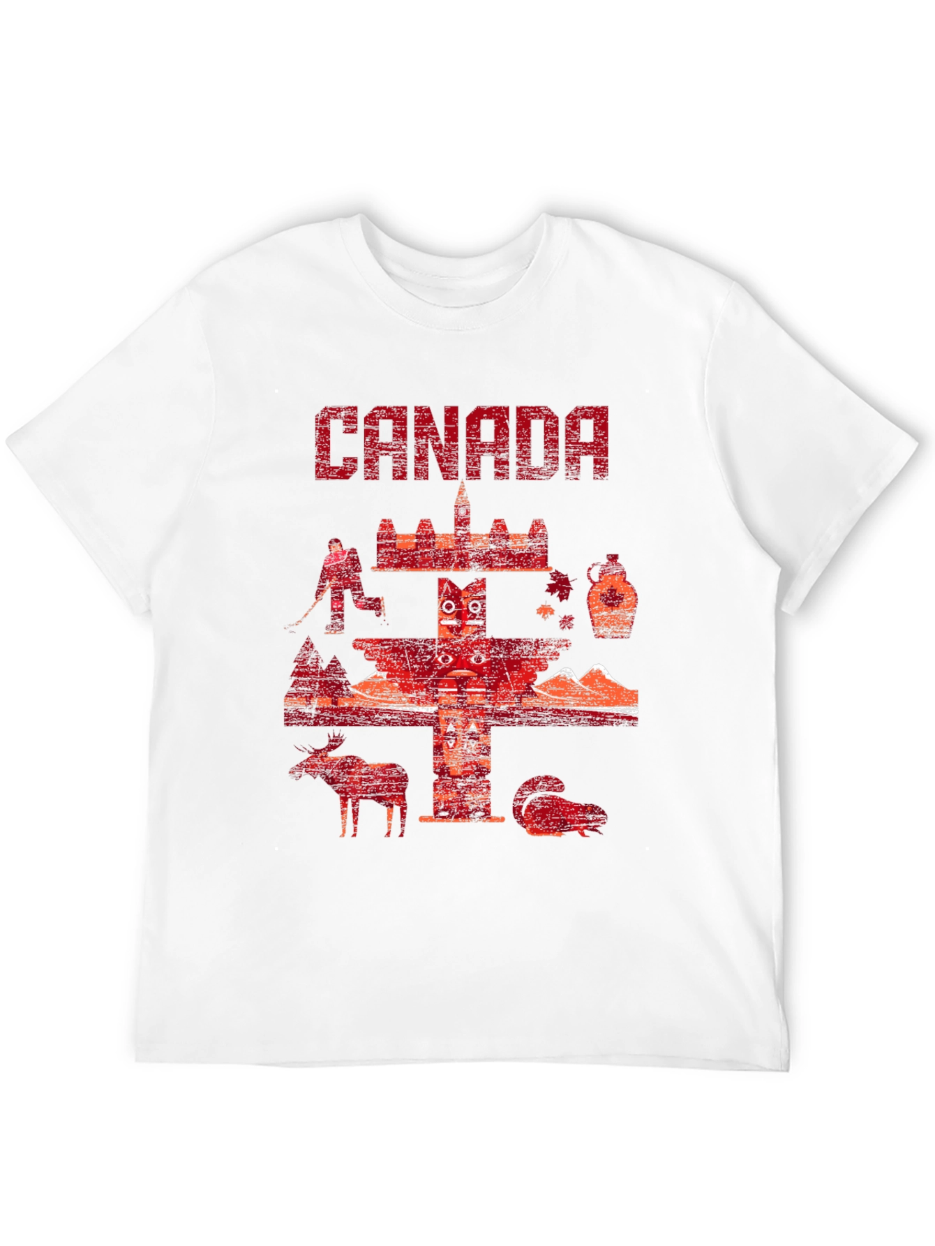 Canada Graphic Print Black T-Shirt