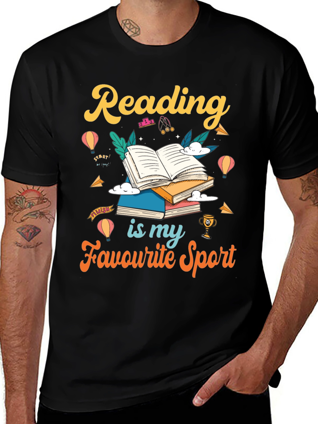 Reading is My Favourite Sport T-Shirt