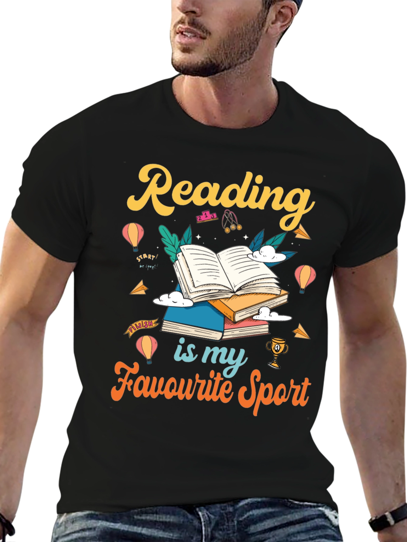 Reading is My Favourite Sport T-Shirt
