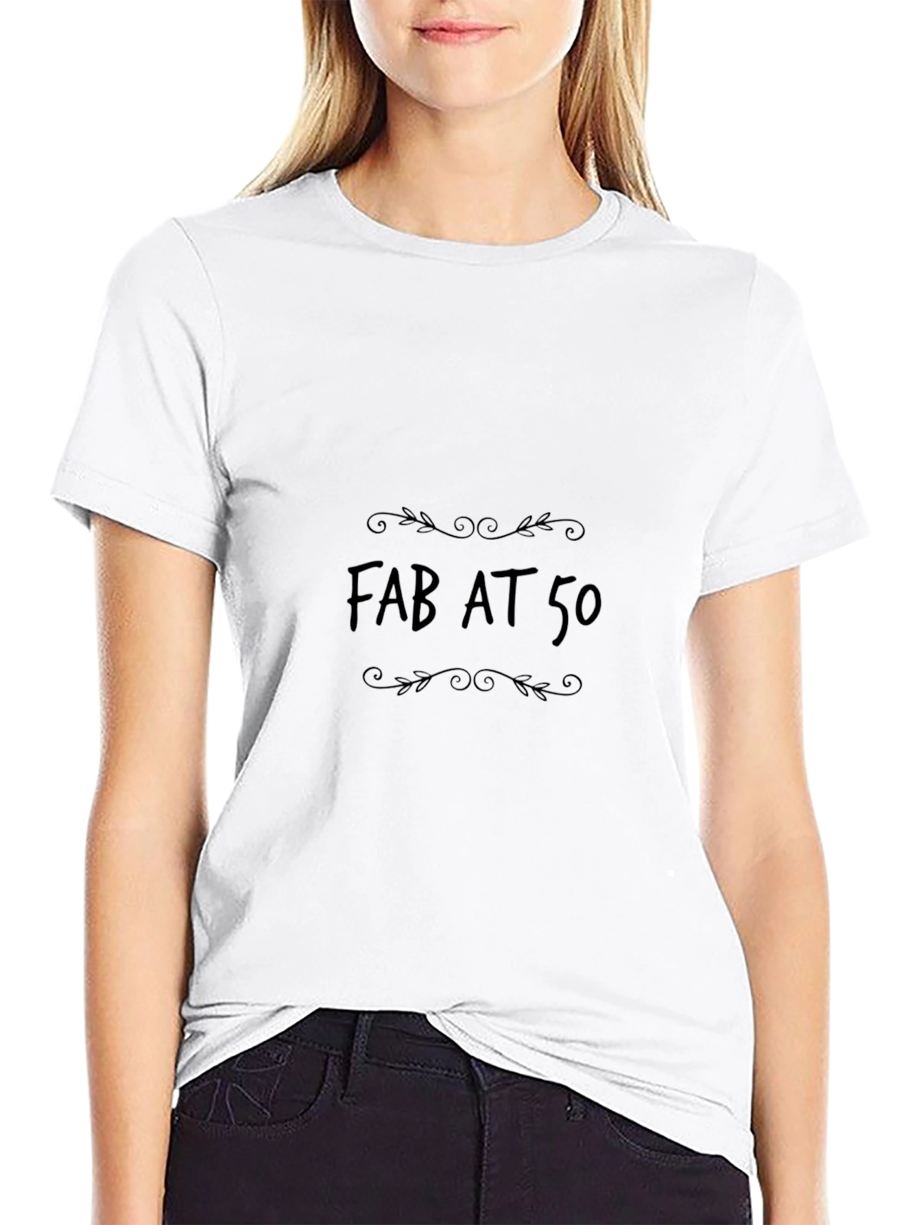 Fab at 50 Black T-Shirt
