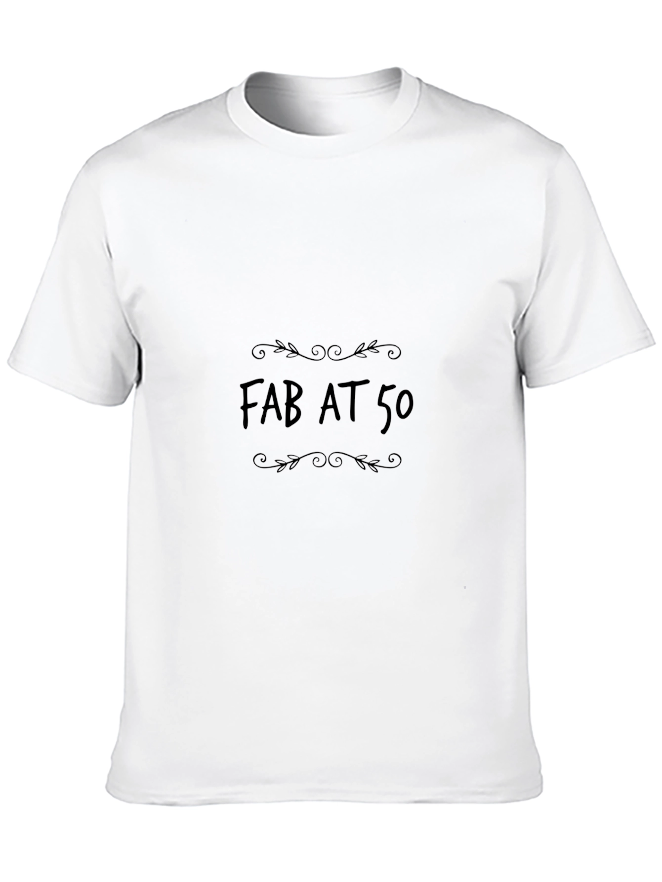 Fab at 50 Black T-Shirt