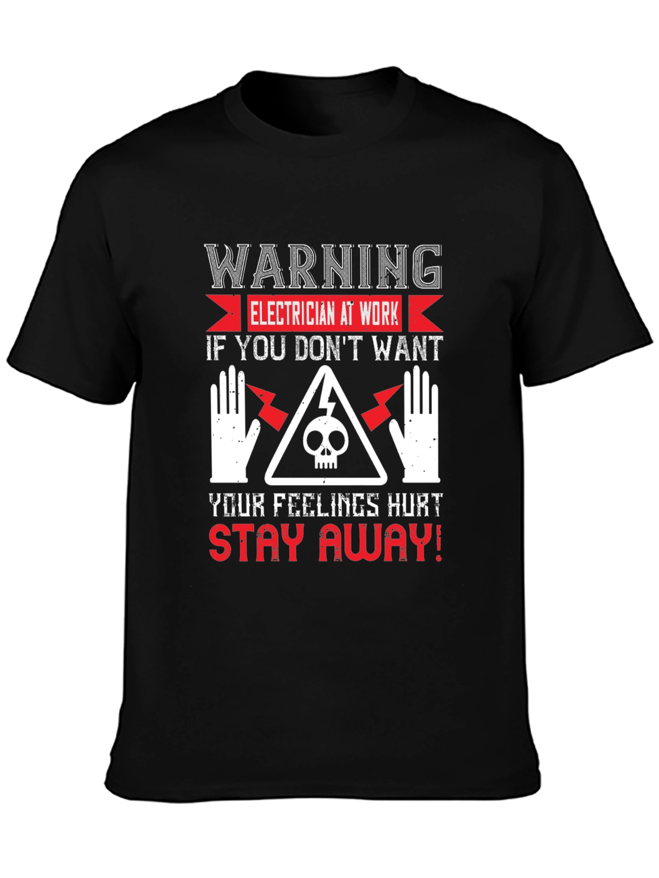 Warning Electrician T-Shirt