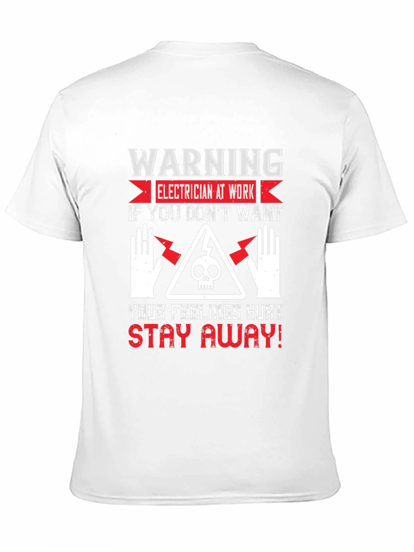 Warning Electrician T-Shirt