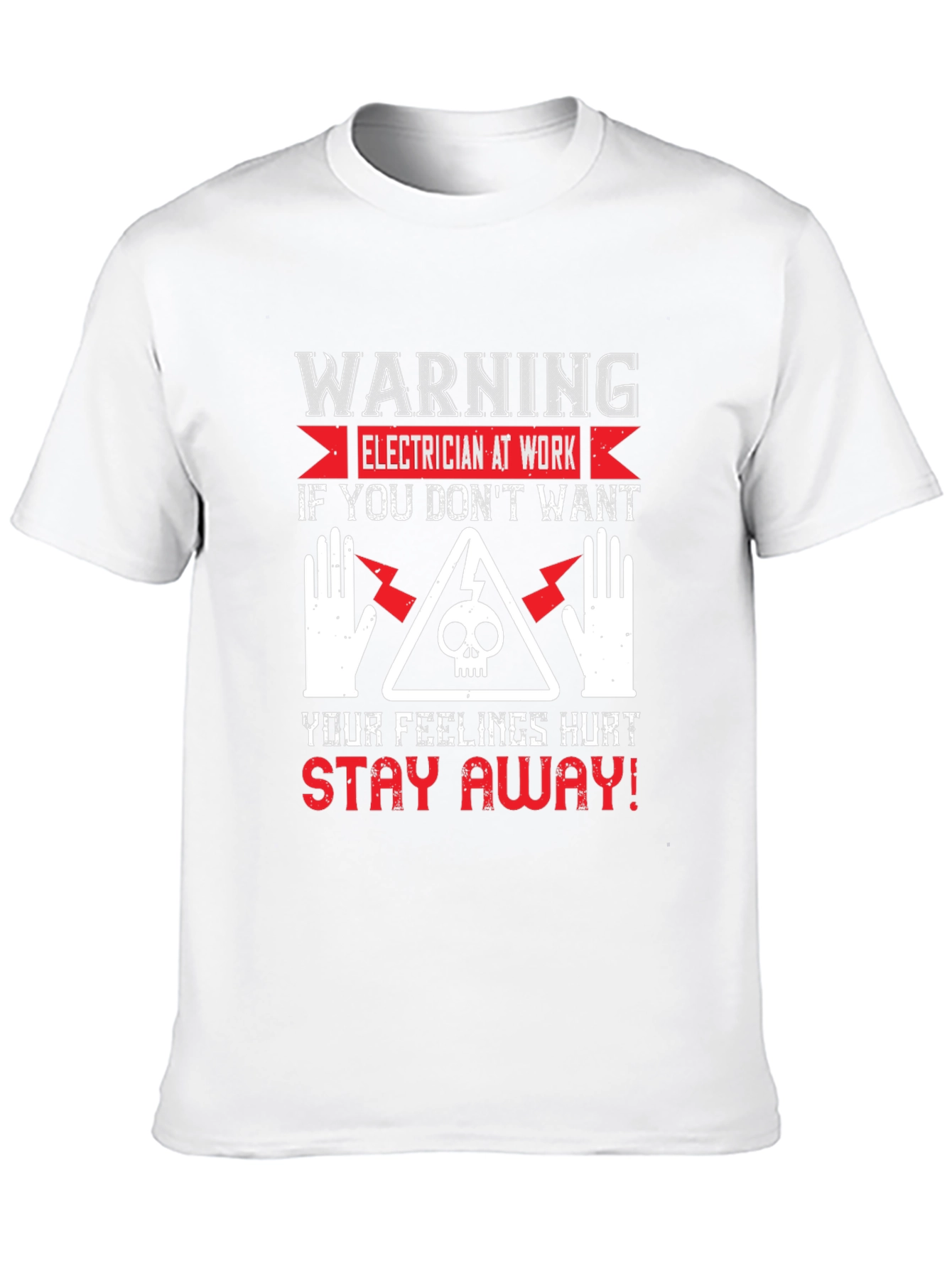 Warning Electrician T-Shirt