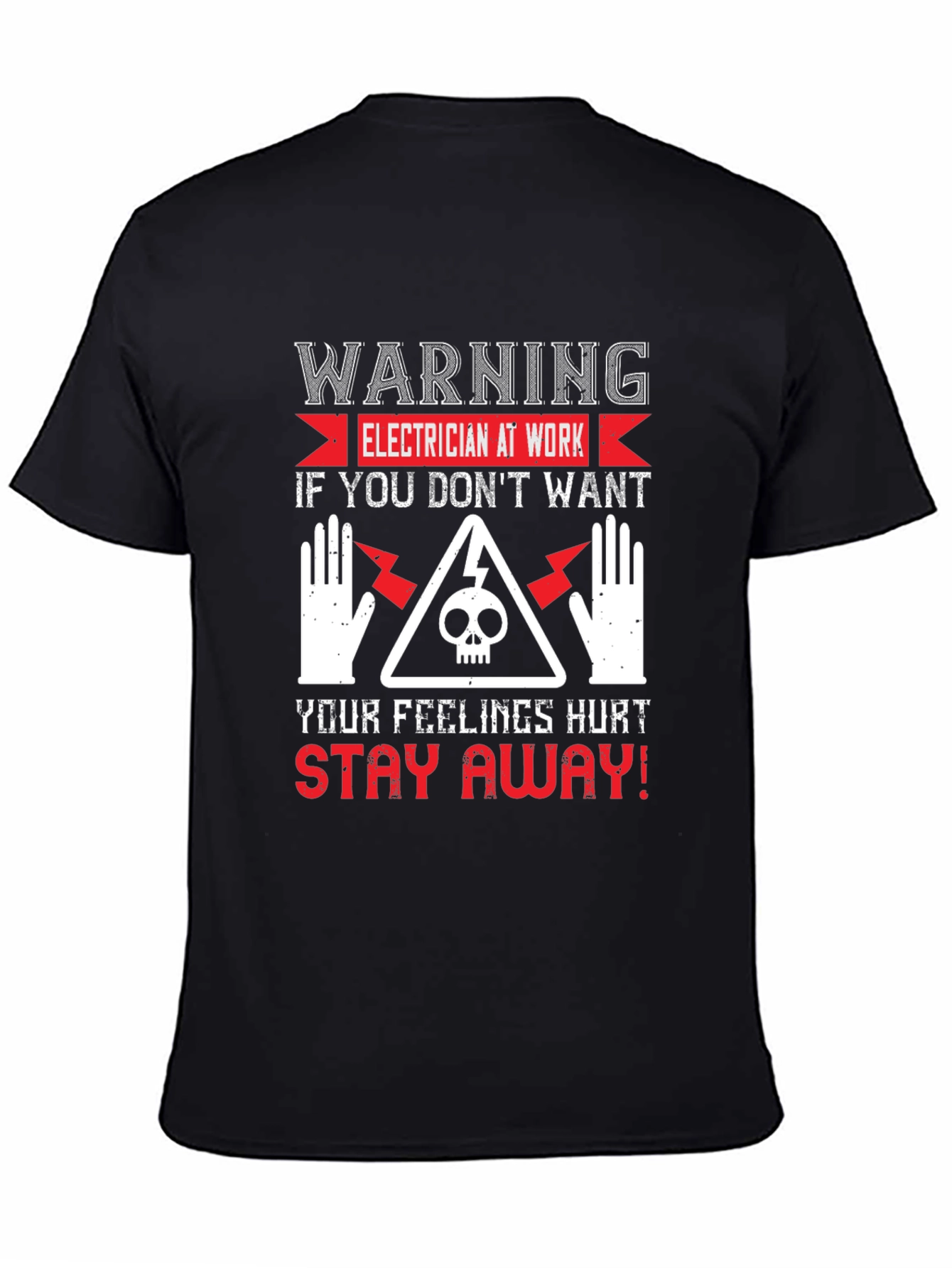 Warning Electrician T-Shirt