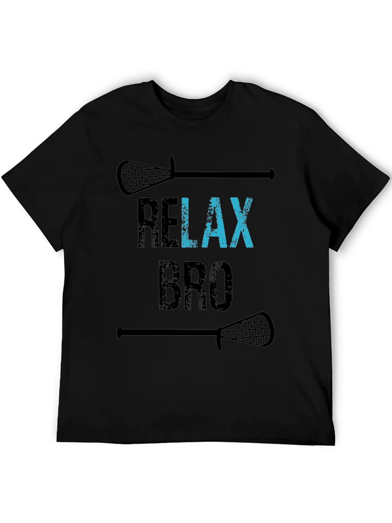 Relax Bro Lacrosse T-Shirt - Funny Graphic Tee