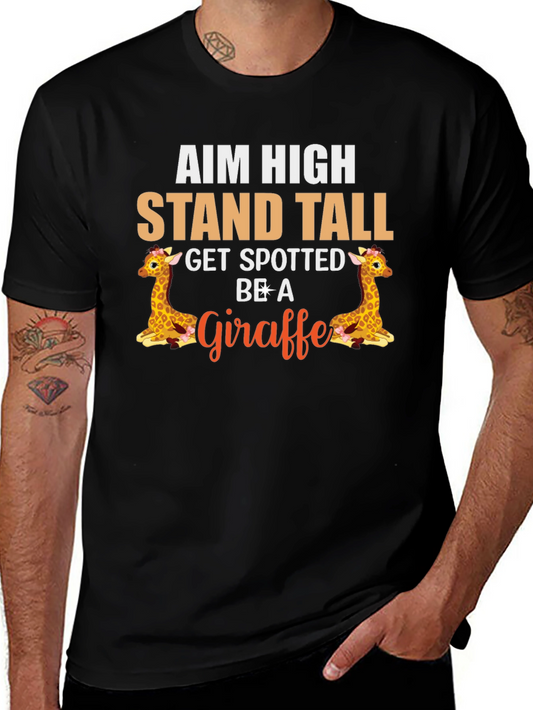 Aim High Giraffe Graphic Tee